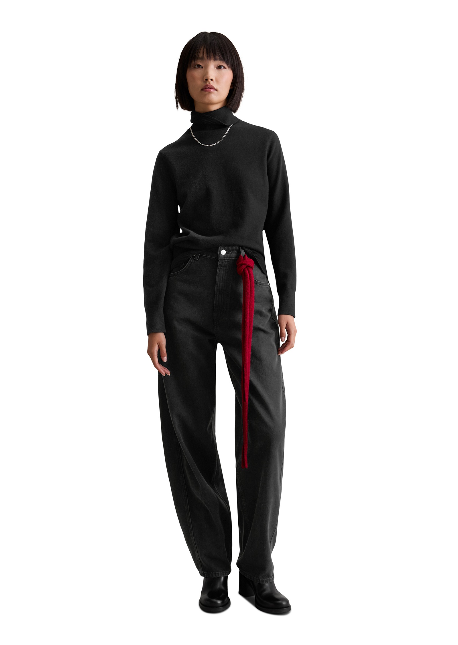 Marc O'Polo DENIM Rollkragenpullover Feinstrick, Basic, normale Passform