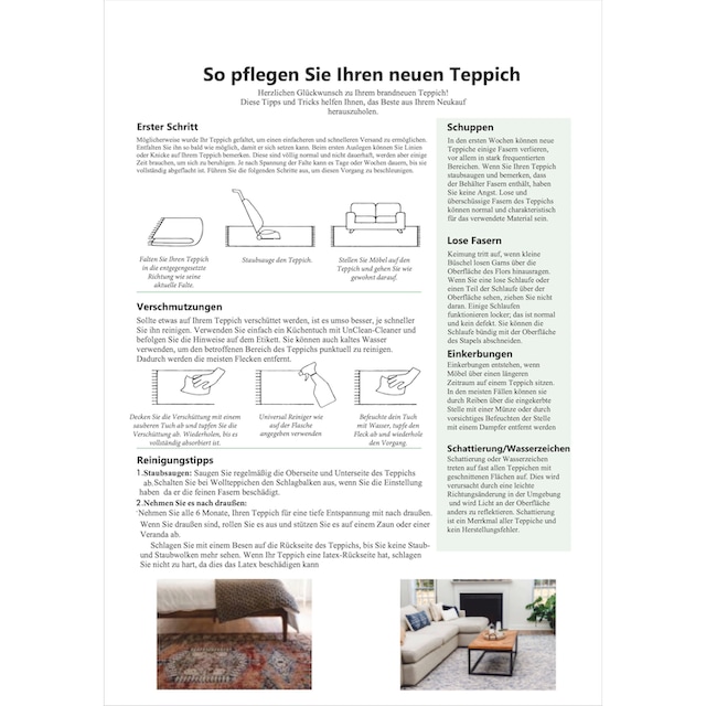 Home affaire Teppich »Le Vivier«, rechteckig, Handweb Teppich, gestreift,  reine Baumwolle, handgewebt, mit Fransen | BAUR