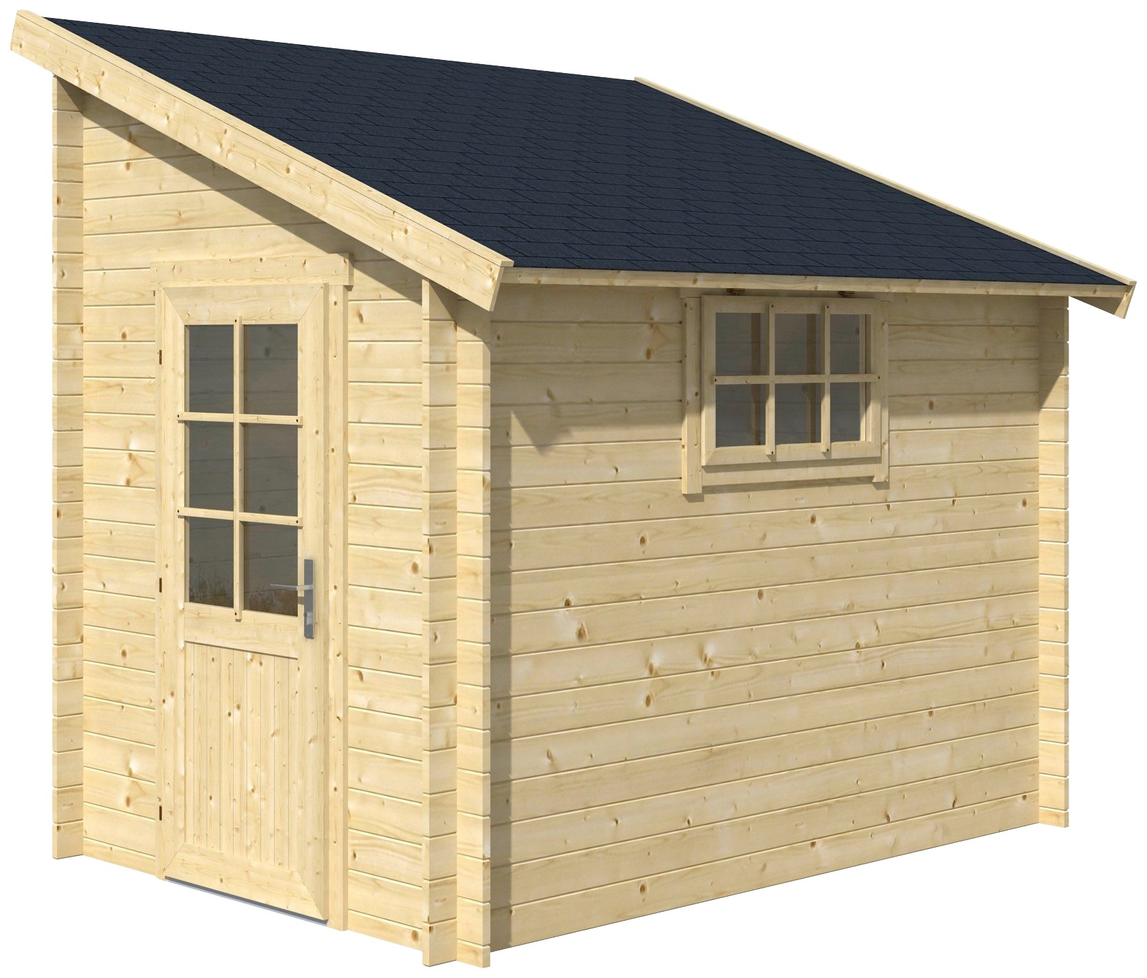 LASITA MAJA Gartenhaus "Jura 2" Blockbohlenhaus 28mm