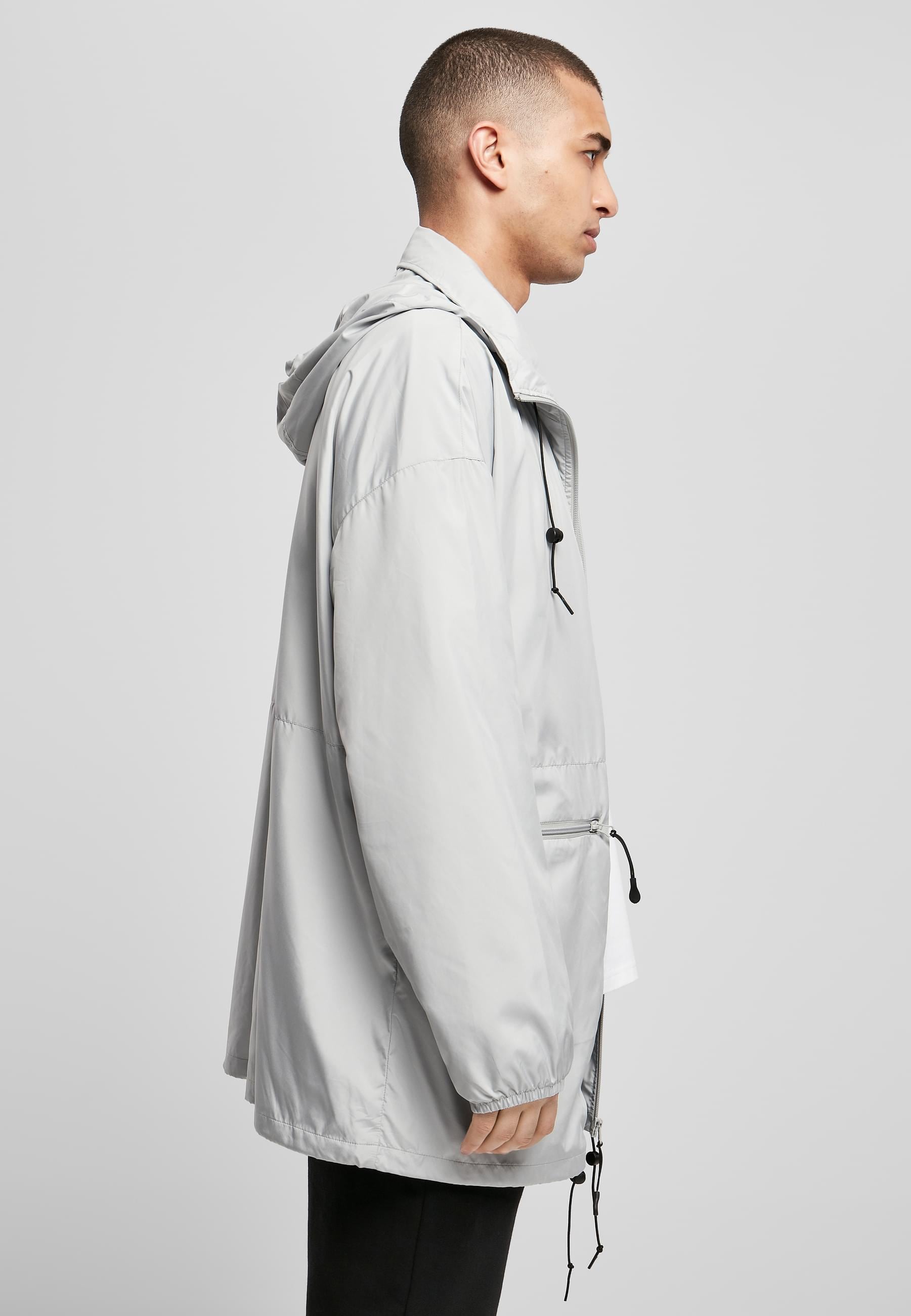 URBAN CLASSICS Allwetterjacke »Urban Classics Herren Oversized Track Jacket«, (1 St.), ohne Kapuze