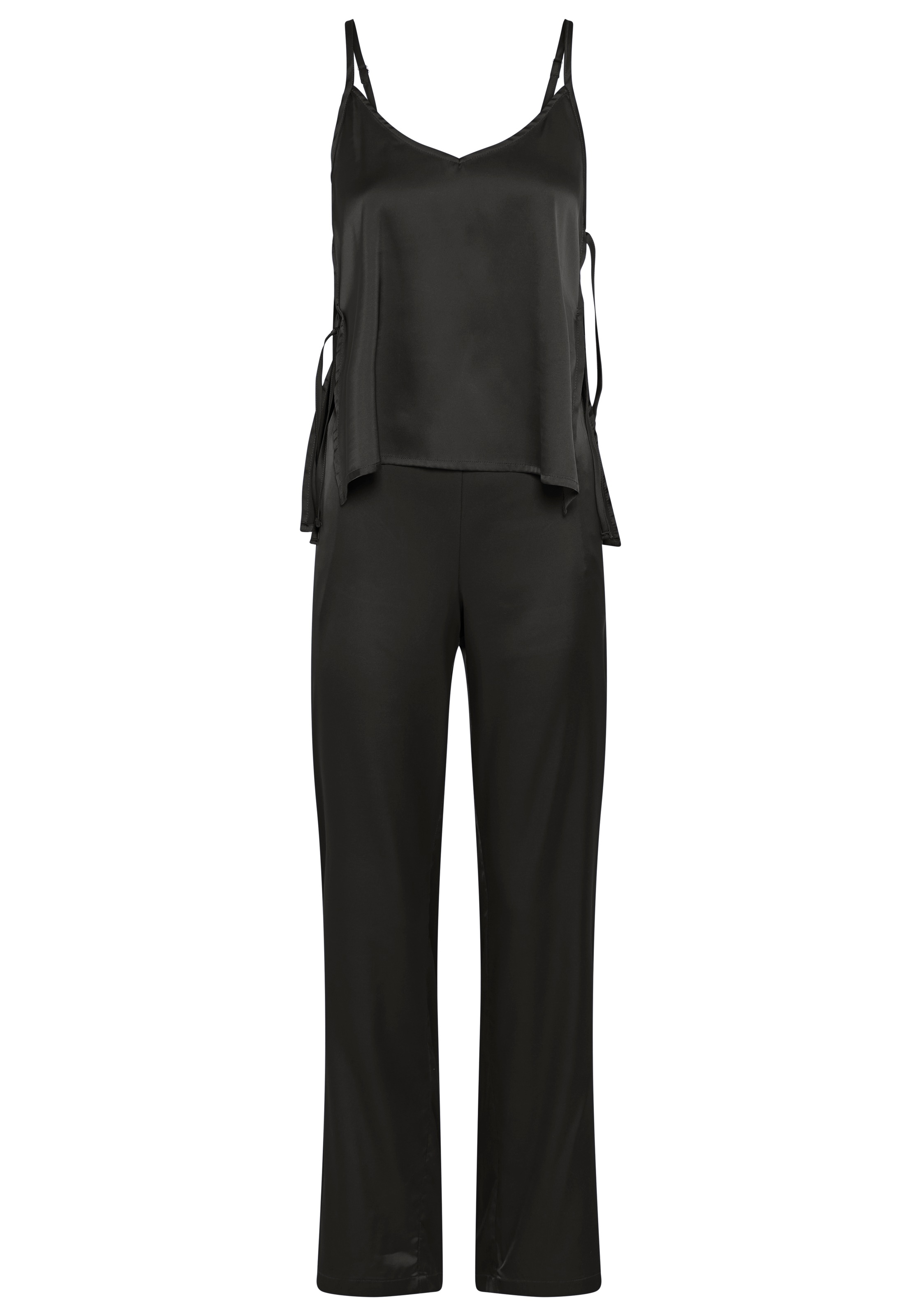 LASCANA Pyjama Set, 2 mit seitlichen Bändern zum Verschließen