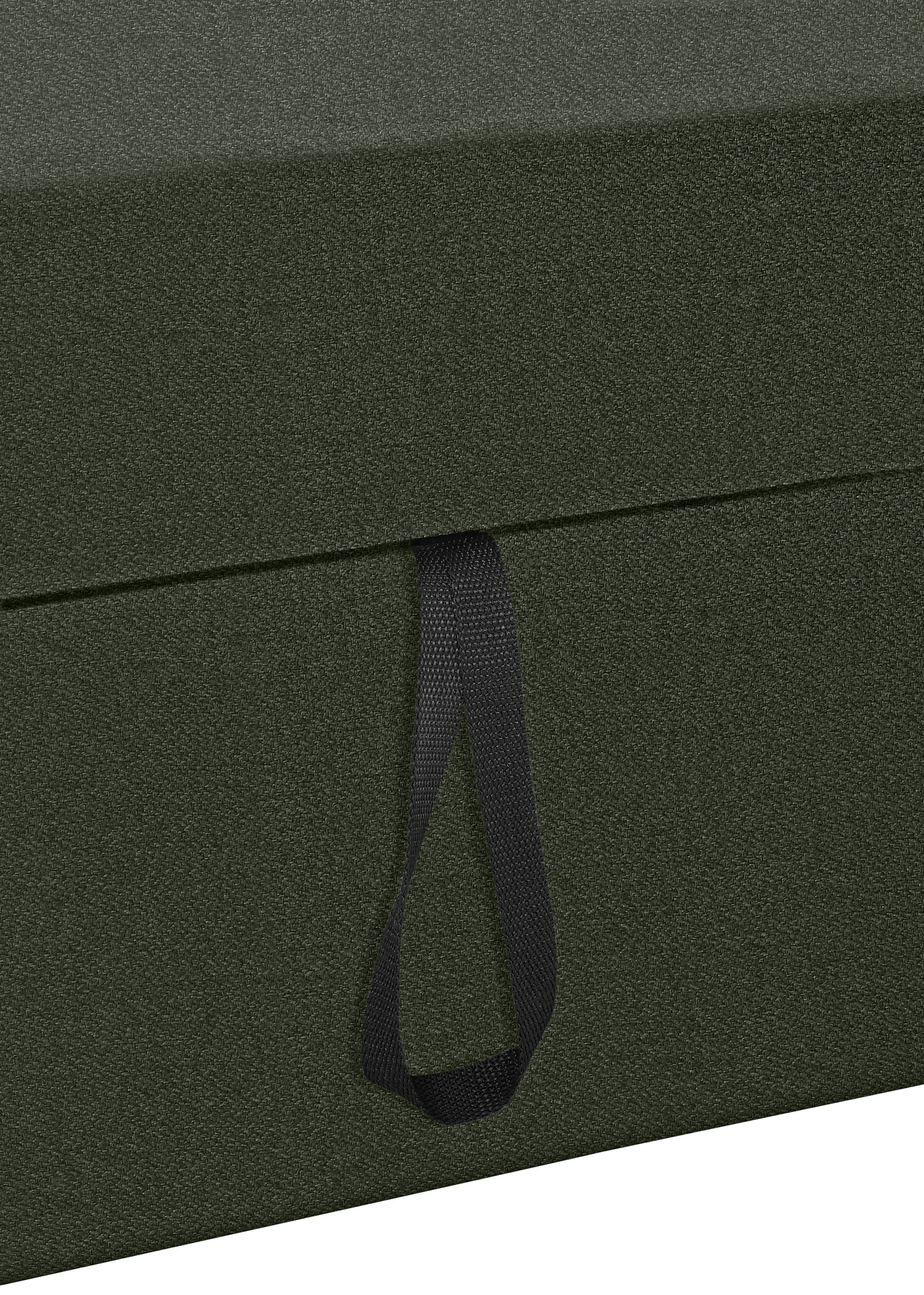 DOMO collection Ecksofa »Pegnitz, elegante Rückensteppung, komfortabel, L-Form«, wahlweise mit Bettfunktion