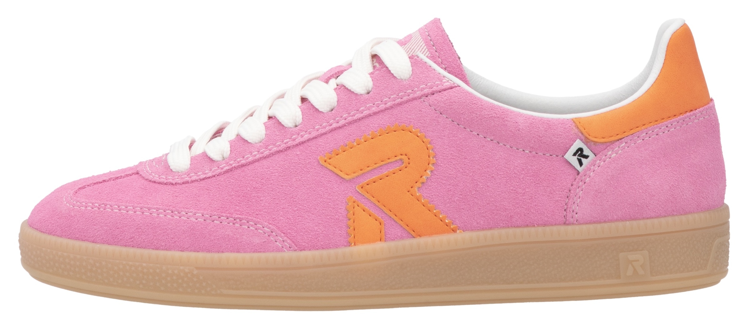 RIEKER Sport Sneaker, Retro-Sneaker, Freizeitschuh, Halbschuh mit herausnehmbarem Fußbett