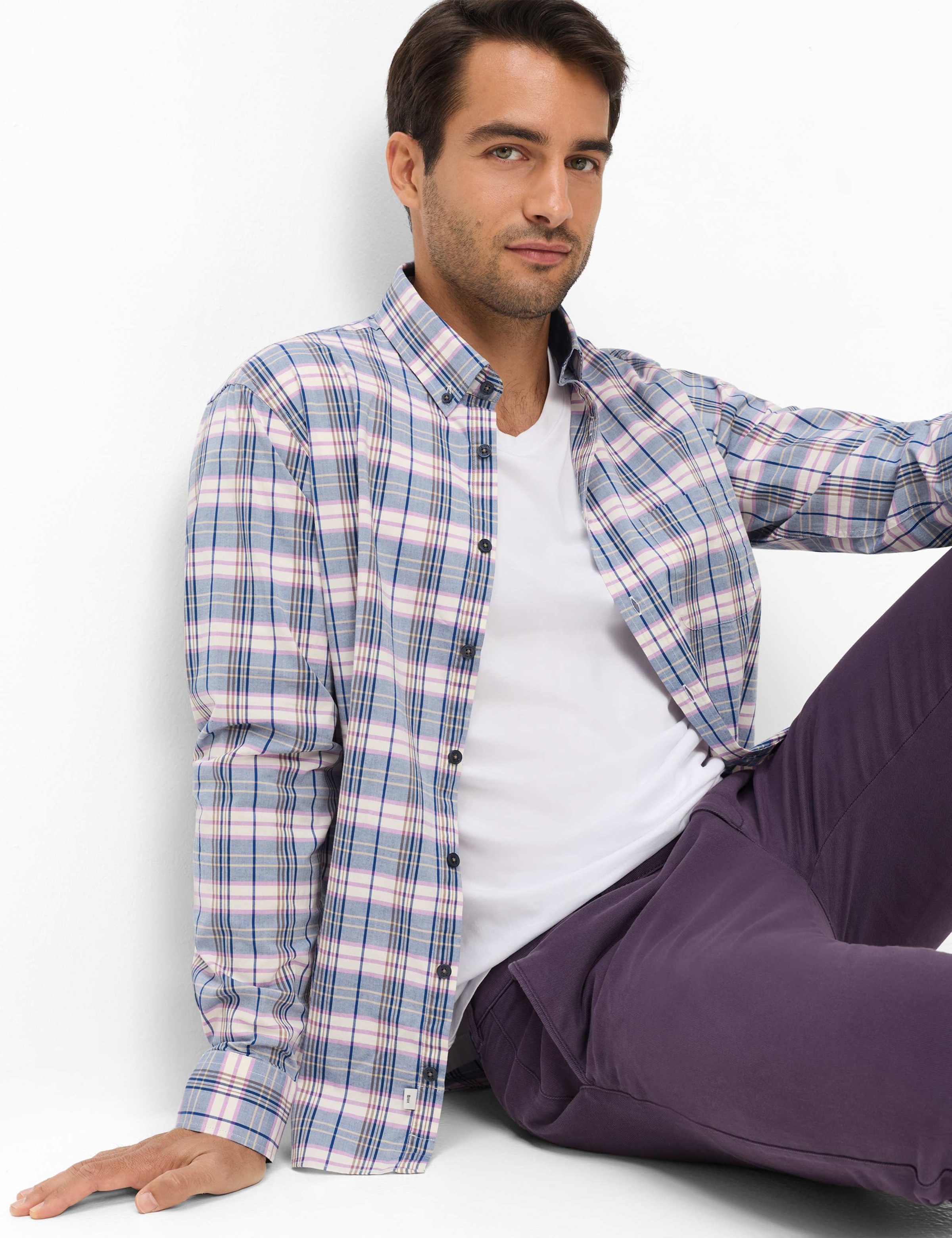 Brax Langarmhemd »Style DANIEL«