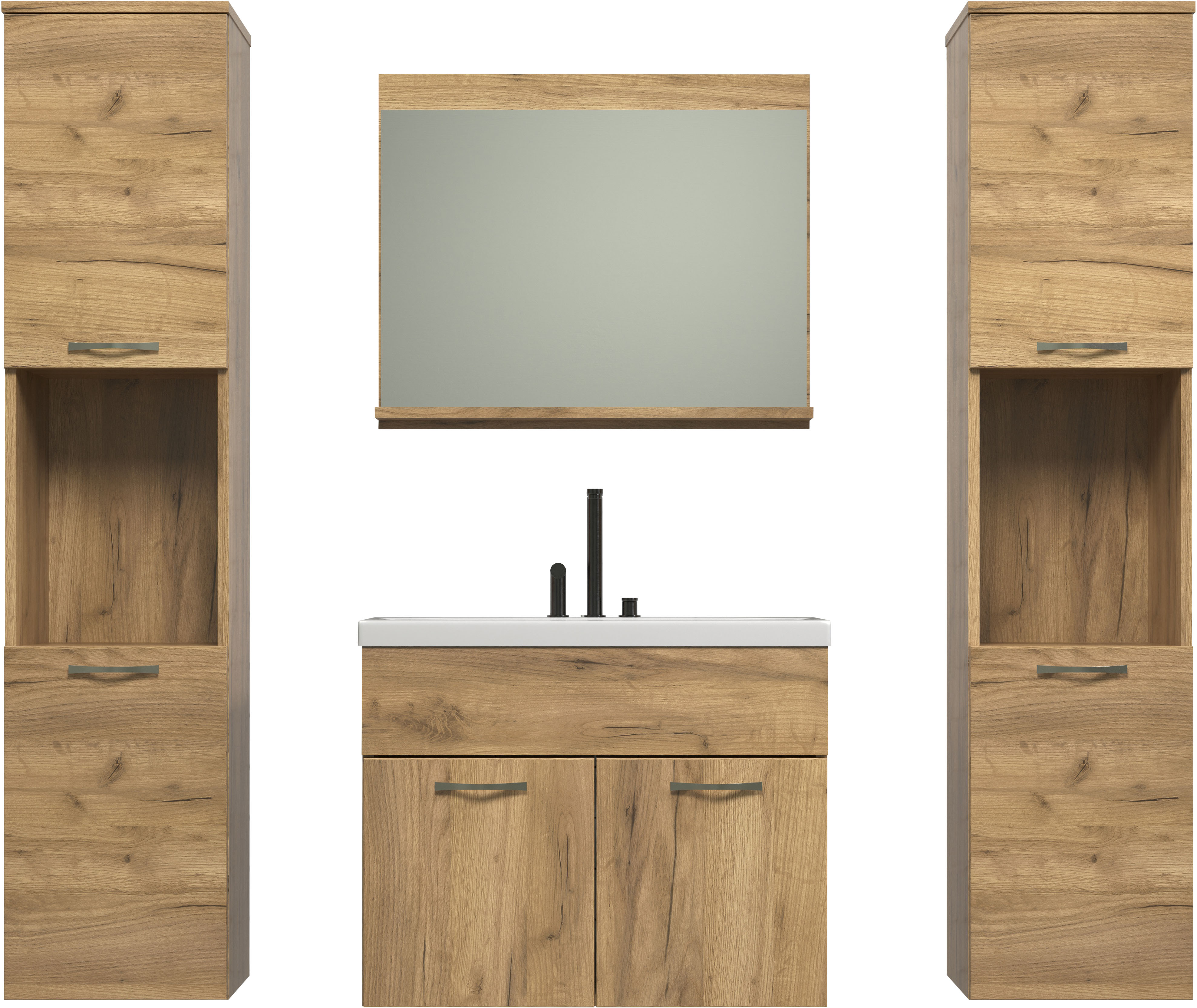 Thumbnail - welltime Badezimmer-Set "Kuba" Komplett-Set, 4 Stk. tlg.