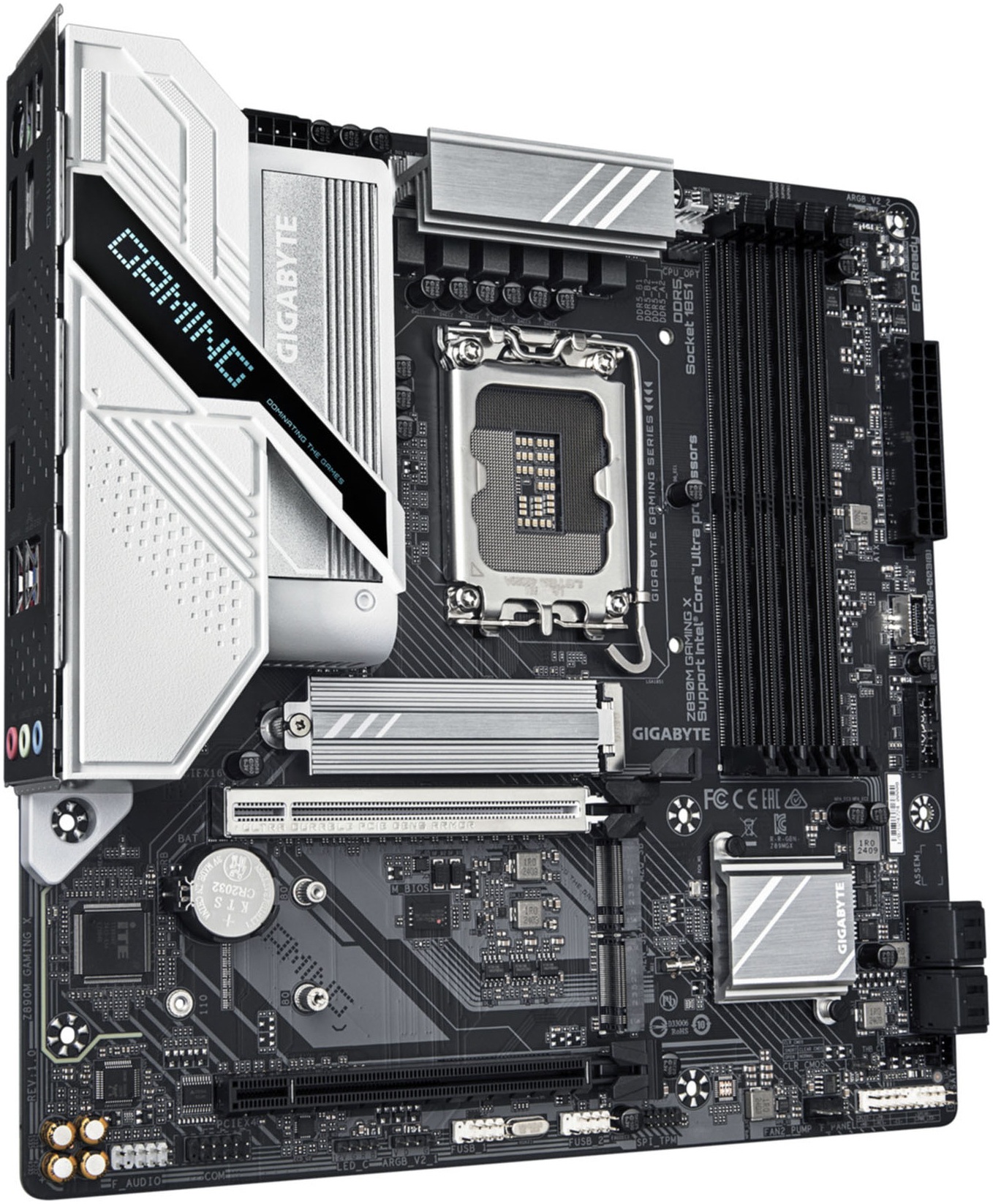 Gigabyte Mainboard »Z890M GAMING X Mainboard - Unterstützt Intel Core Ultra«