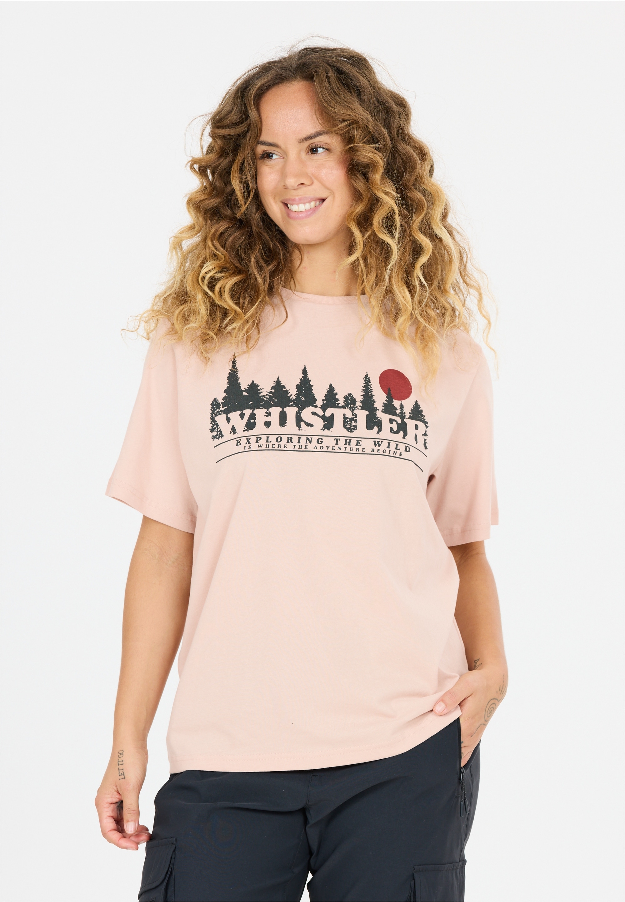 WHISTLER T-Shirt "Cashew" mit atmungsaktiver Eigenschaft