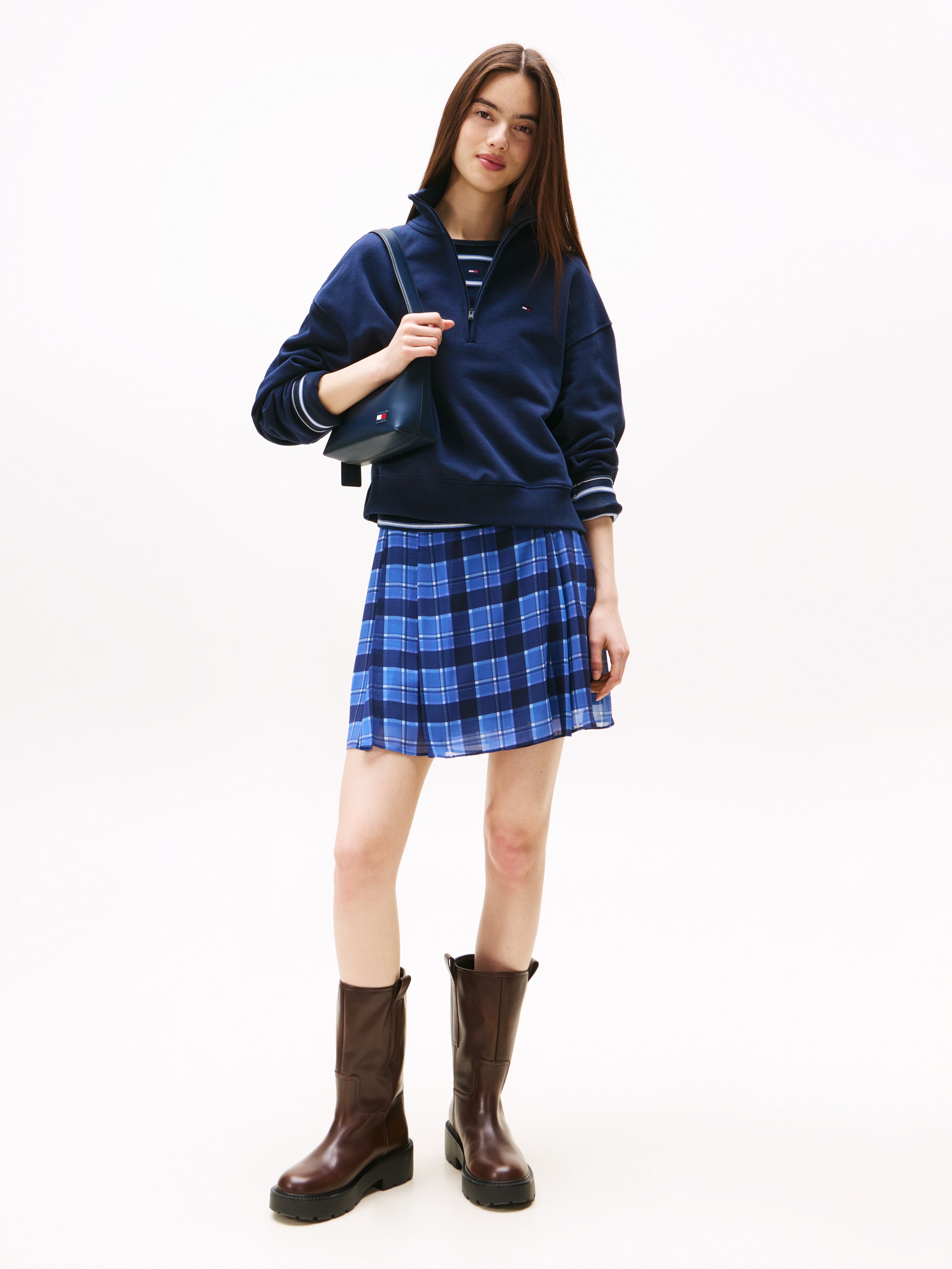 Thumbnail - Tommy Jeans Sweatshirt "TJW BXY S-FLAG 1/4 ZIP"