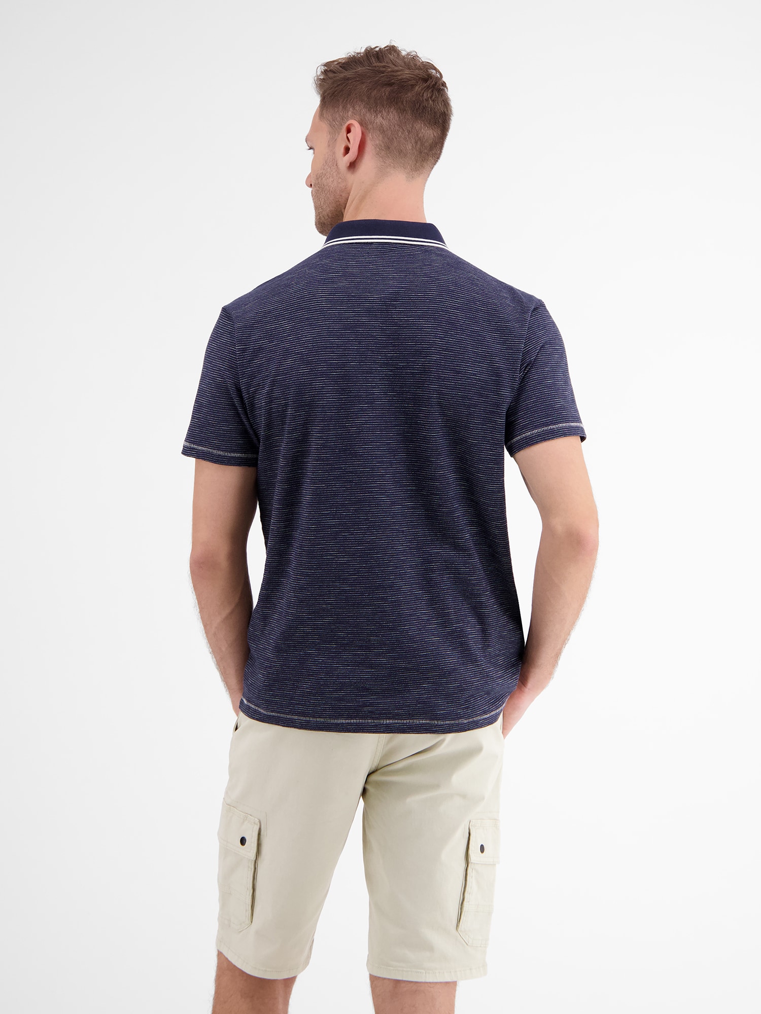 LERROS Poloshirt »LERROS Poloshirt mit Finelinerstreifen«