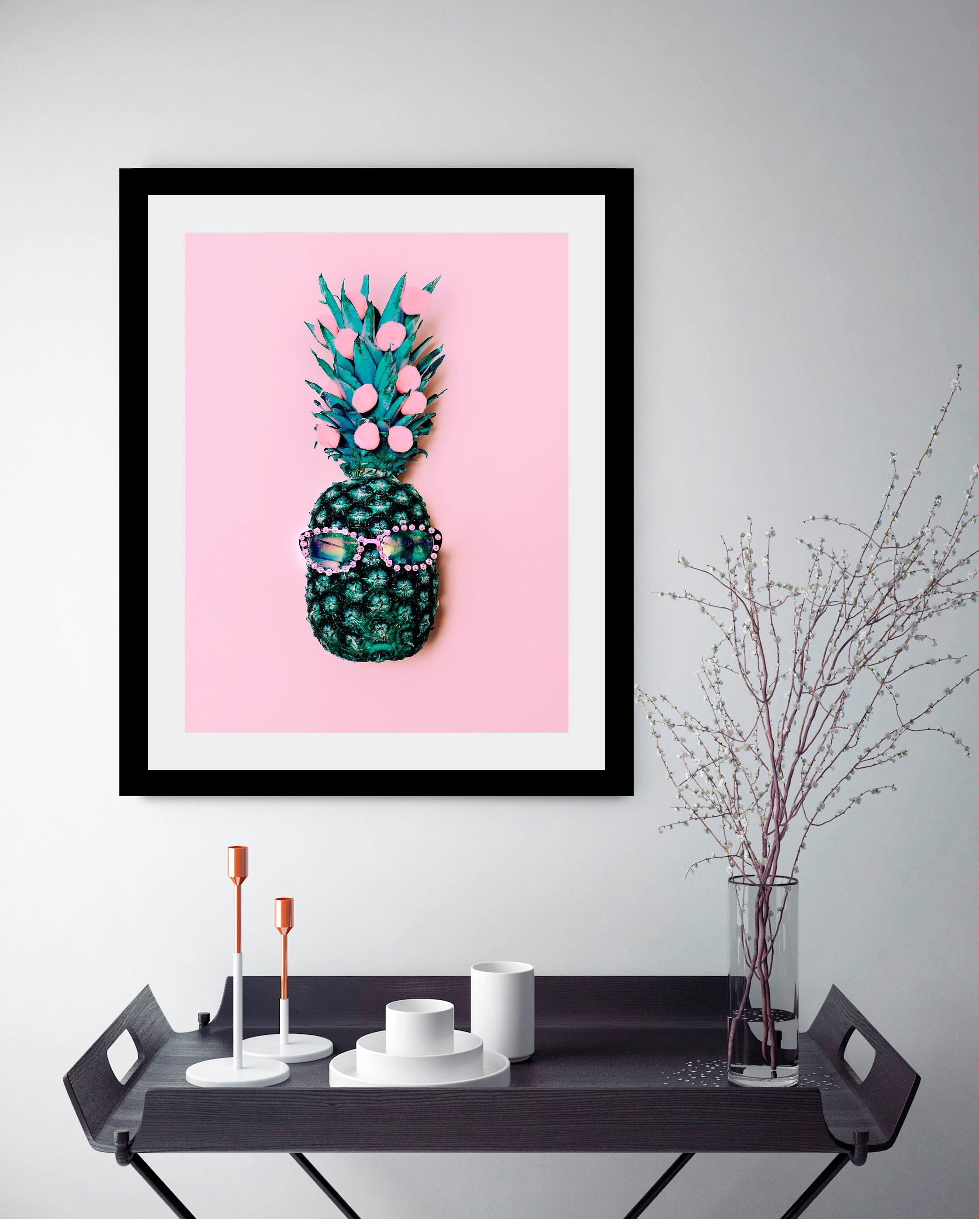 queence Bild "Ananas", Obst-Obst Bilder-Essen-Lebensmittel-Humor-Ananas, HD günstig online kaufen