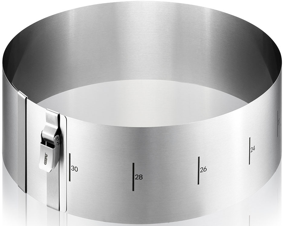 GEFU Backrahmen "Tortenring TONDO CLIP, H 10 cm" Patentierter Sicherungscli günstig online kaufen