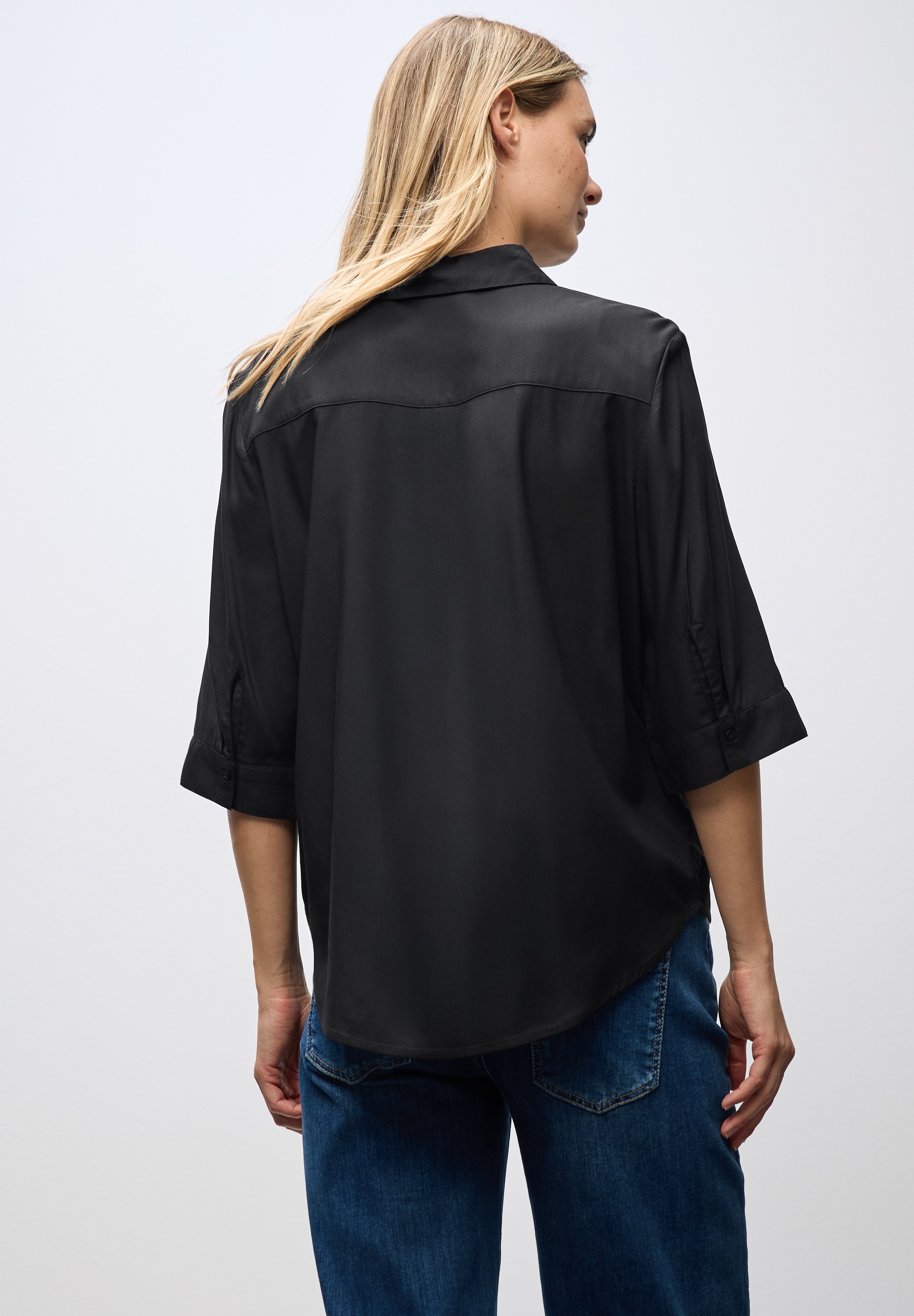 STREET ONE Hemdbluse, mit 3/4 Ärmeln