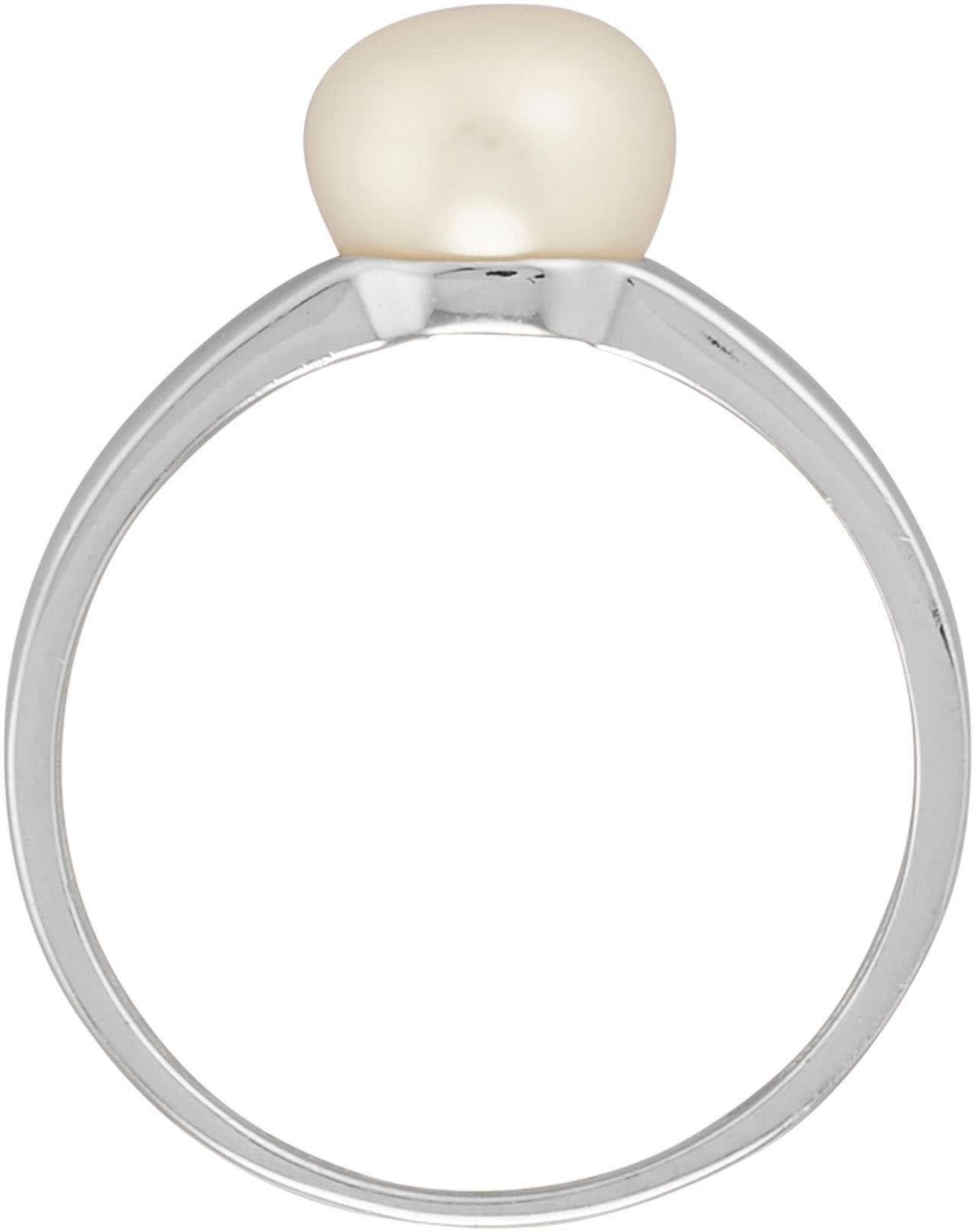 Firetti Fingerring »Schmuck Geschenk Silber 925 Damenring Ring«, mit Muschelkernperle