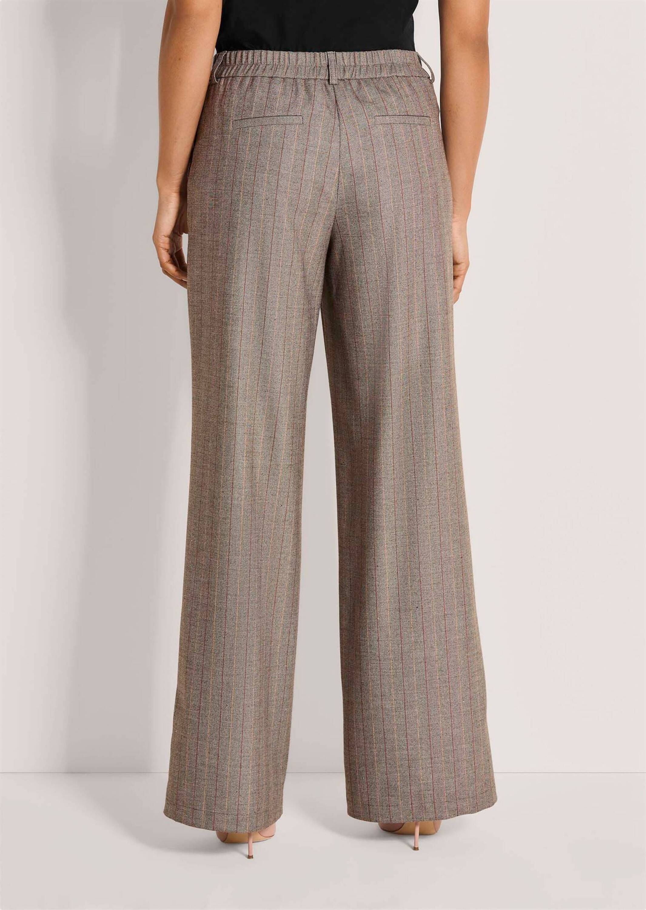 MADELEINE Palazzohose »Hose Wide-Leg-Hose mit Nadelstreifen«