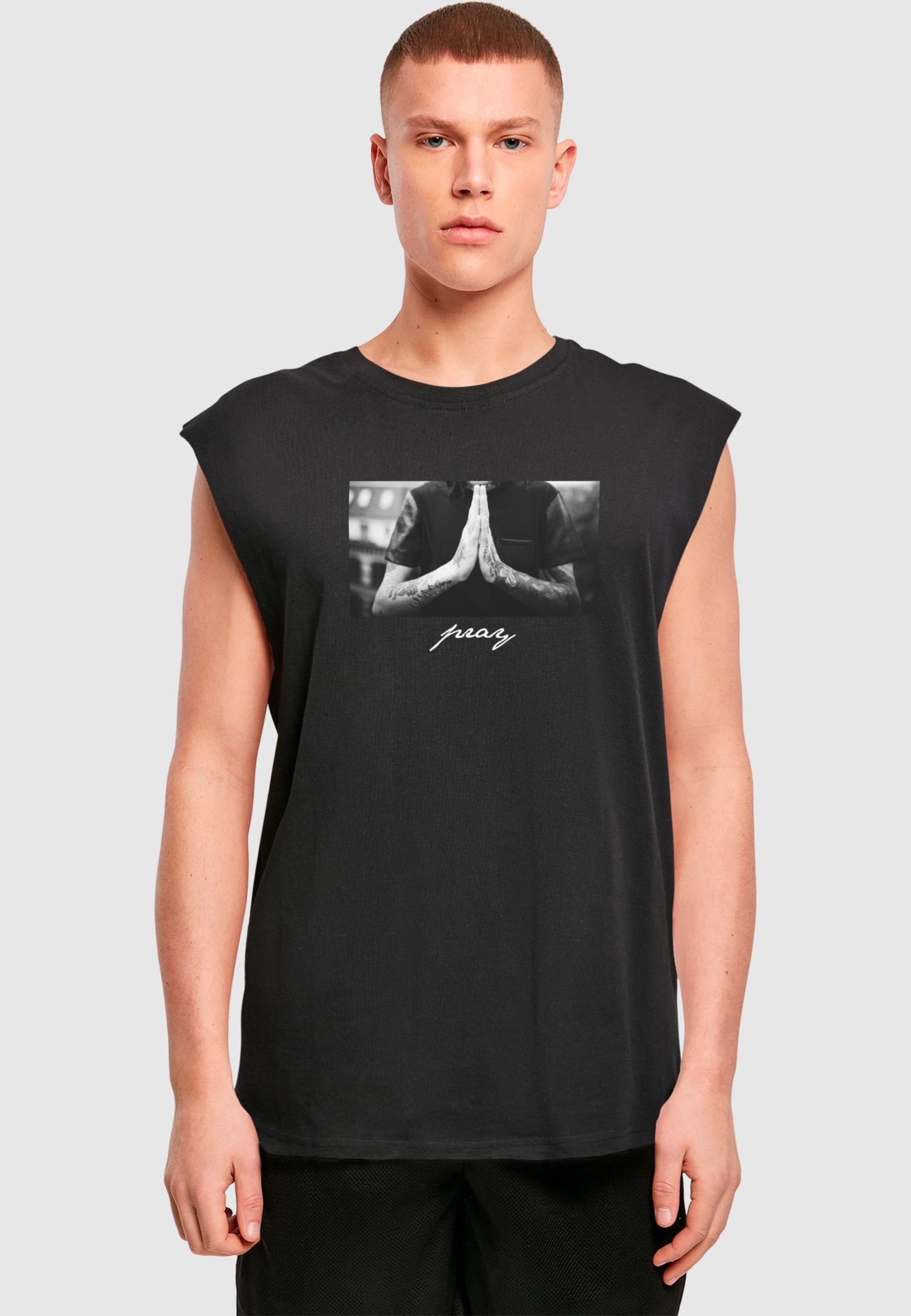 Thumbnail - MisterTee T-Shirt "MisterTee Pray Sleeveless Tee" 1 Stk.