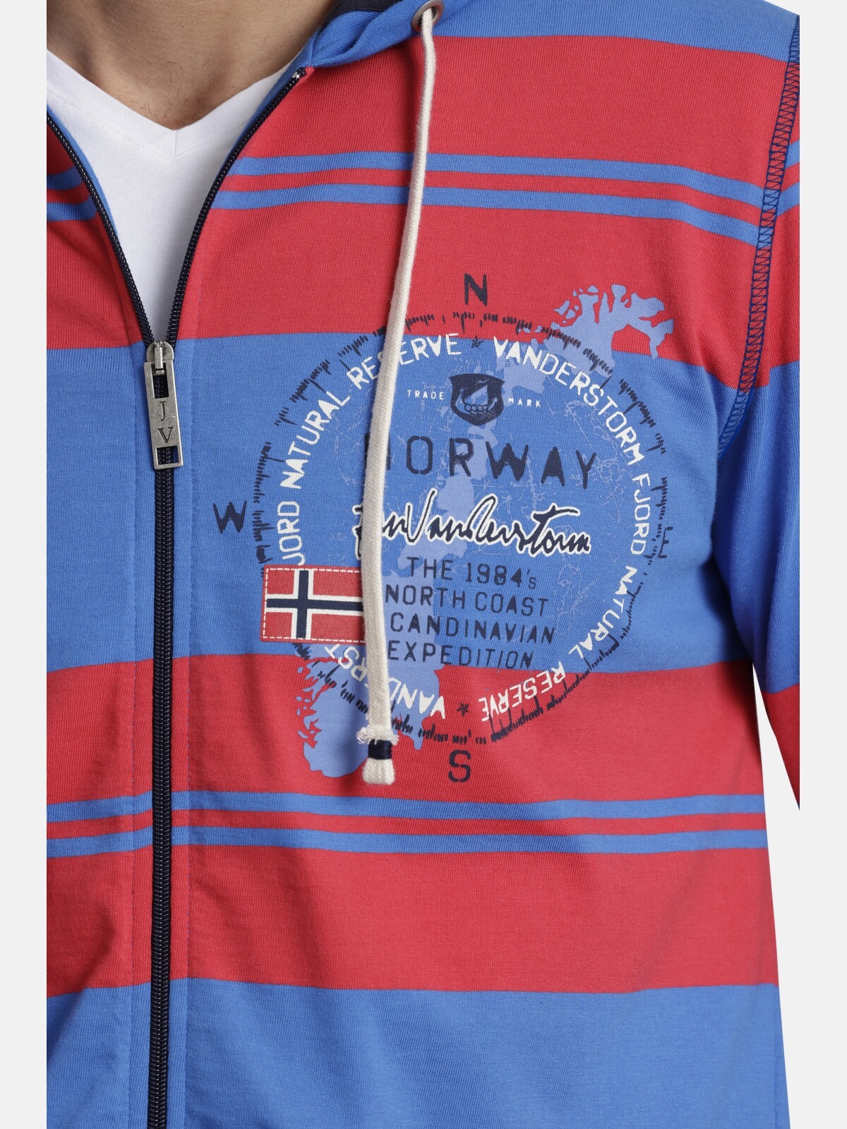 Jan Vanderstorm Kapuzensweatjacke »Sweatjacke WISHART«