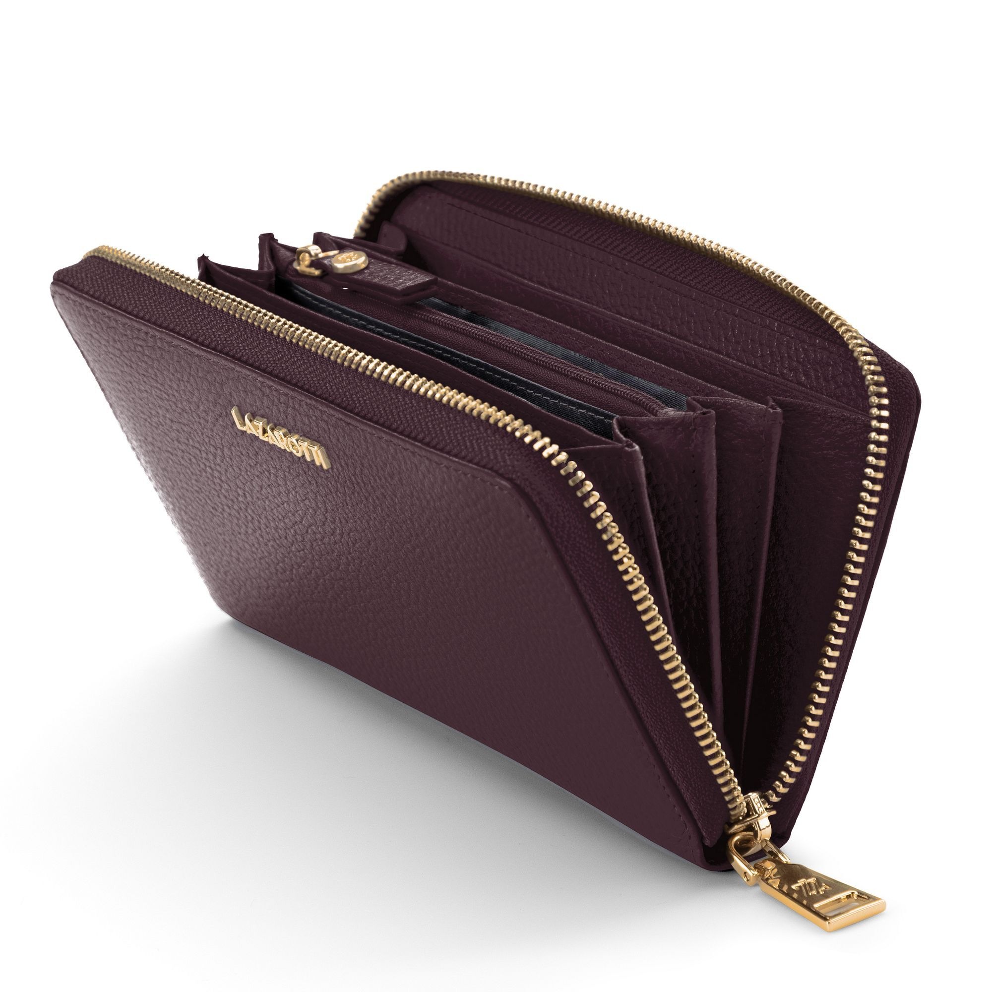 Lazarotti Geldbörse »Bologna Leather XL Zip-Around Geldbörse Leder 19 cm«
