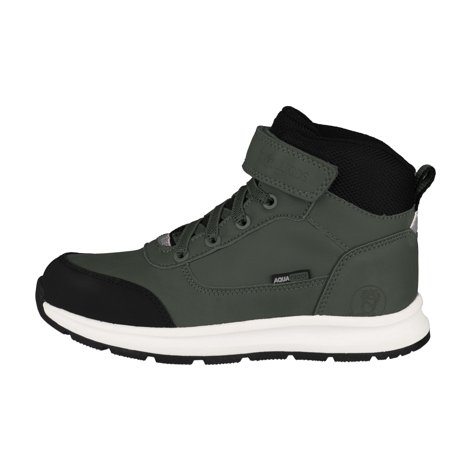 TROLLKIDS Sneakerboots »KIDS STAVANGER MID CUT XT«, wasserdicht, Klettverschluss, reflektierende Details