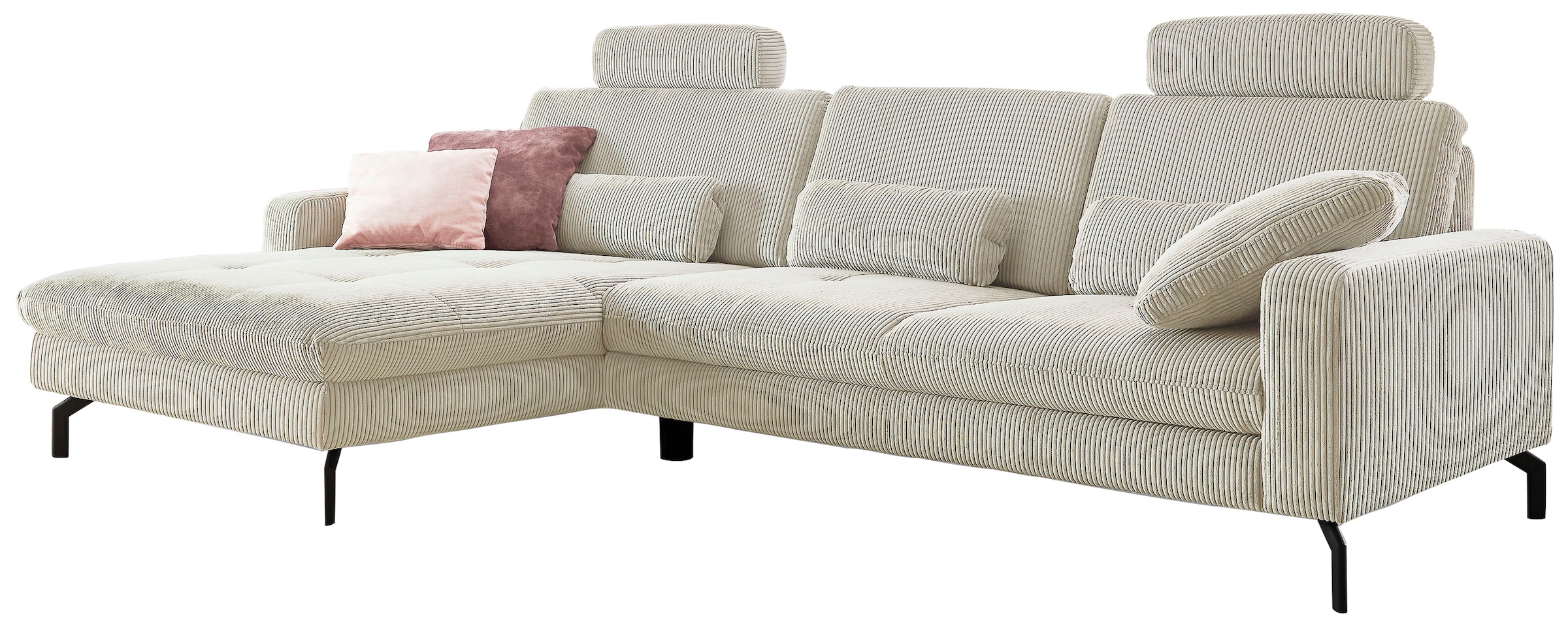 Die PlanBar Ecksofa »MP-IN20110 L-Form mit Federkern-Polsterung«, optional mit Funktionen erhältlich