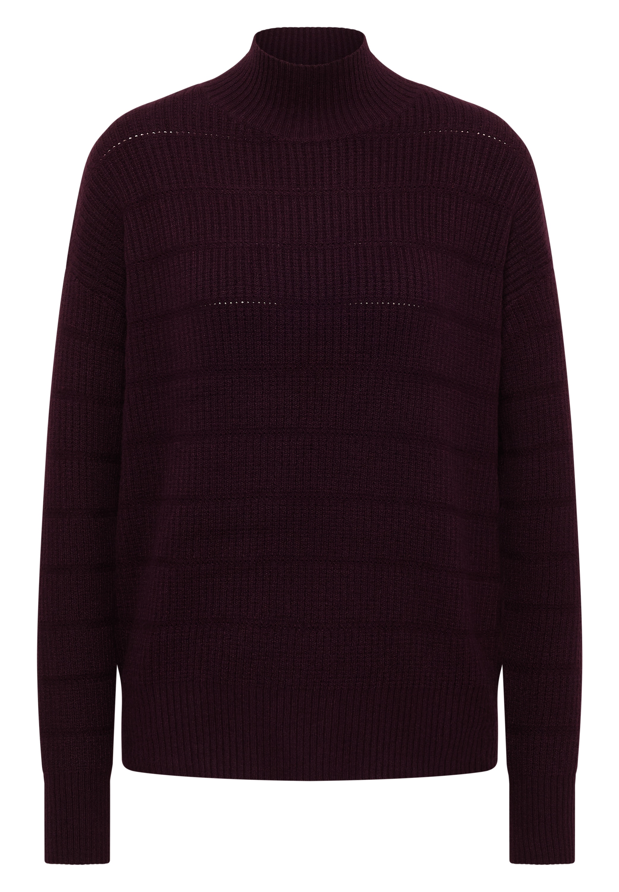 Cecil Stehkragenpullover mit Stehkragen und Loch-Design