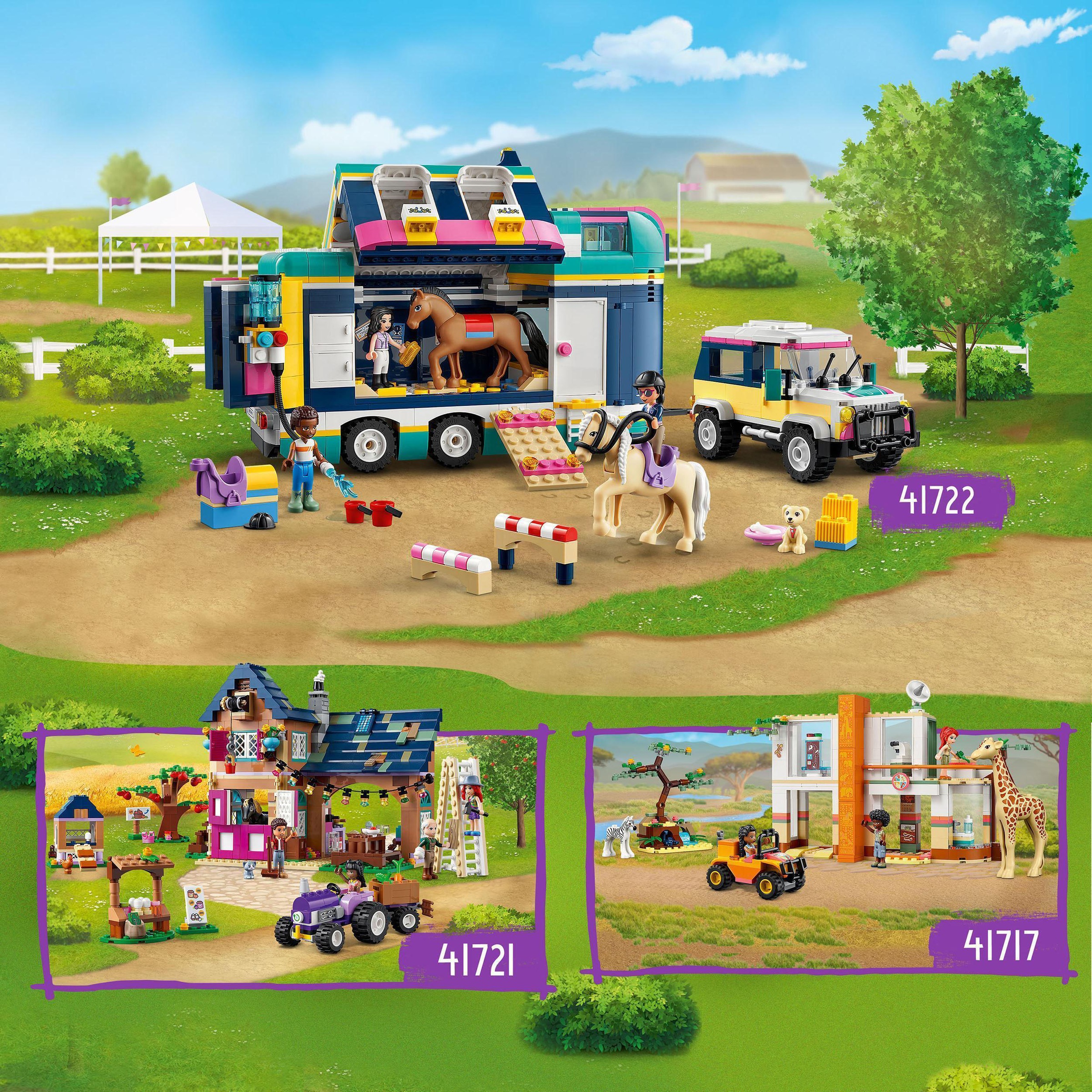 LEGO® Konstruktionsspielsteine »Mias Tierrettungsmission (41717), LEGO® Friends«, (430 St.)