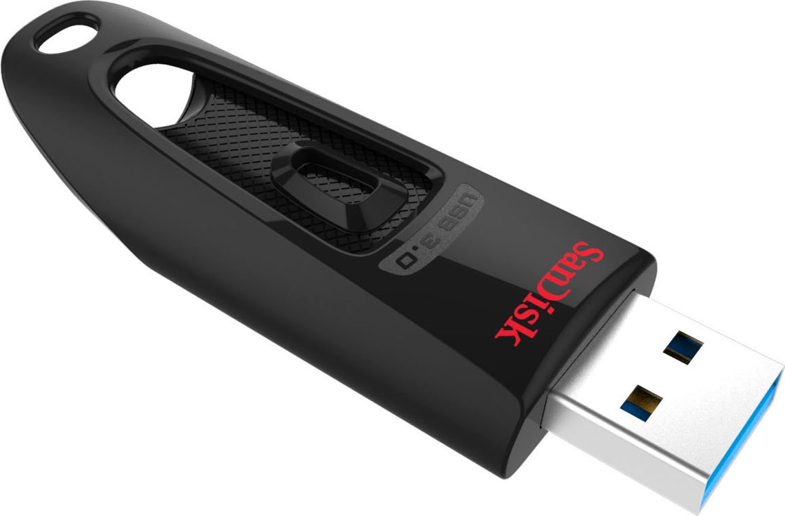 SANDISK USB-Stick "Ultra USB 3.0", 64GB GB, schwarz, USB-Sticks