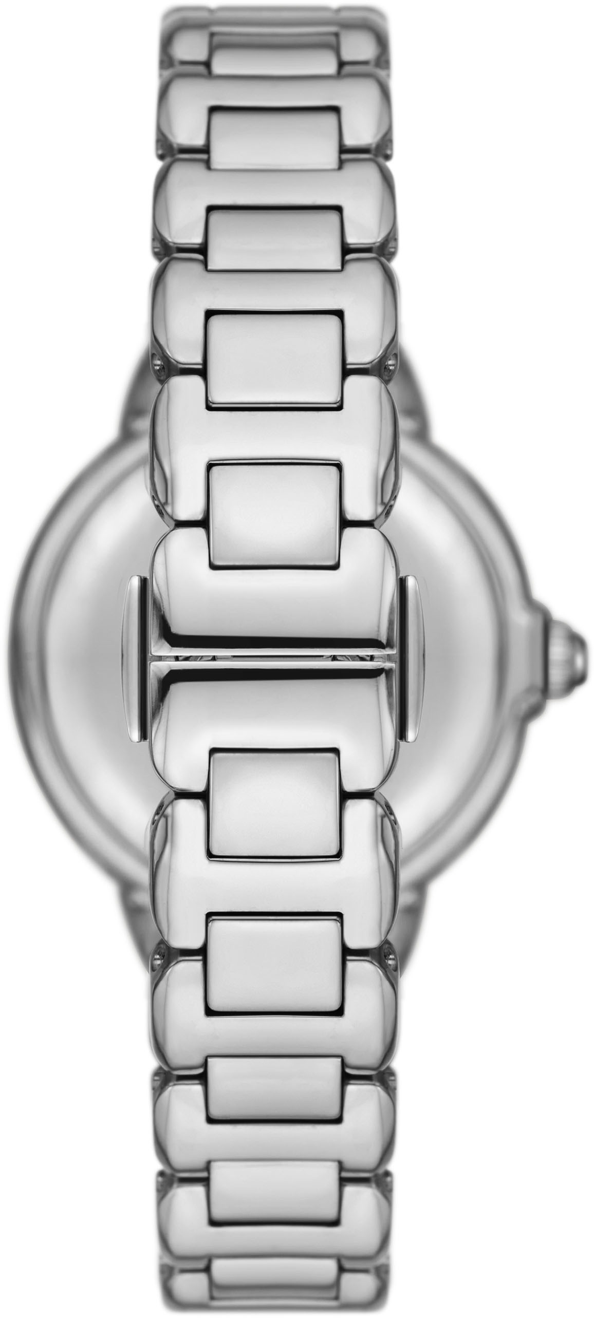 Emporio Armani Quarzuhr, Armbanduhr, Damenuhr, Edelstahlarmband, analog