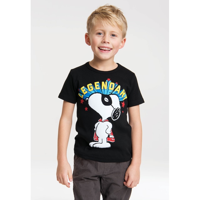 LOGOSHIRT T-Shirt »Peanuts - Legendary Snoopy«, mit Snoopy-Frontprint  bestellen | BAUR