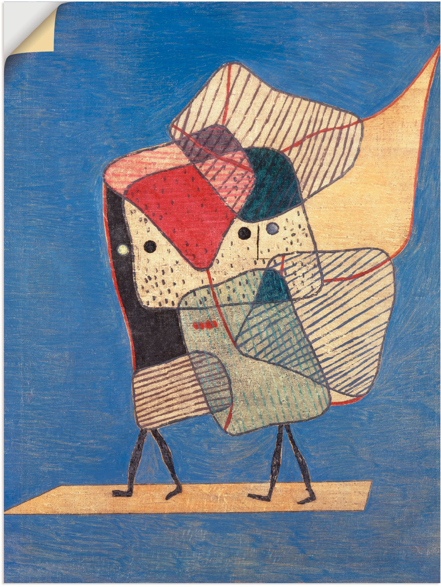 Artland Wandbild »Zwillinge. 1930«, Gegenstandslos, versch. als Wandaufkleber | St.), bestellen in Poster Größen BAUR oder Leinwandbild, (1