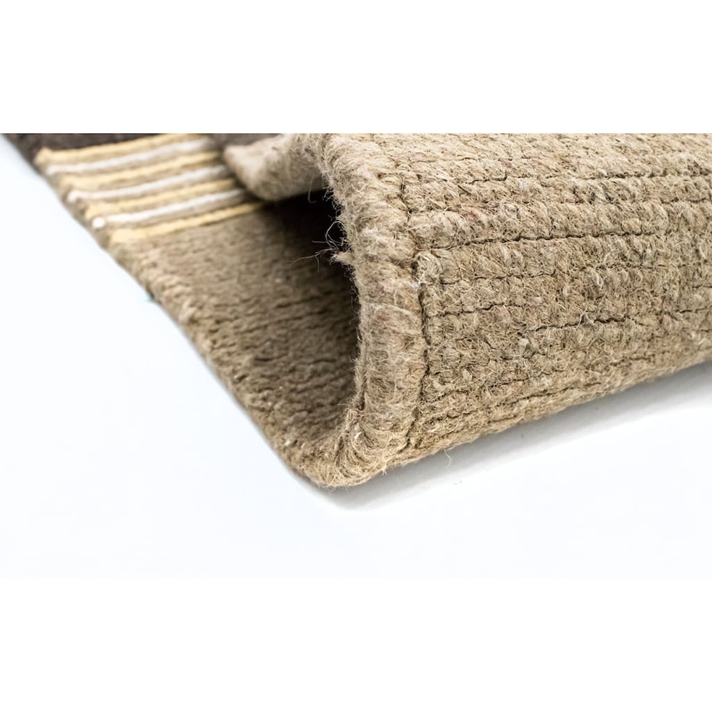 morgenland Wollteppich »Nepal Teppich Milos«, rechteckig, handgeknüpft