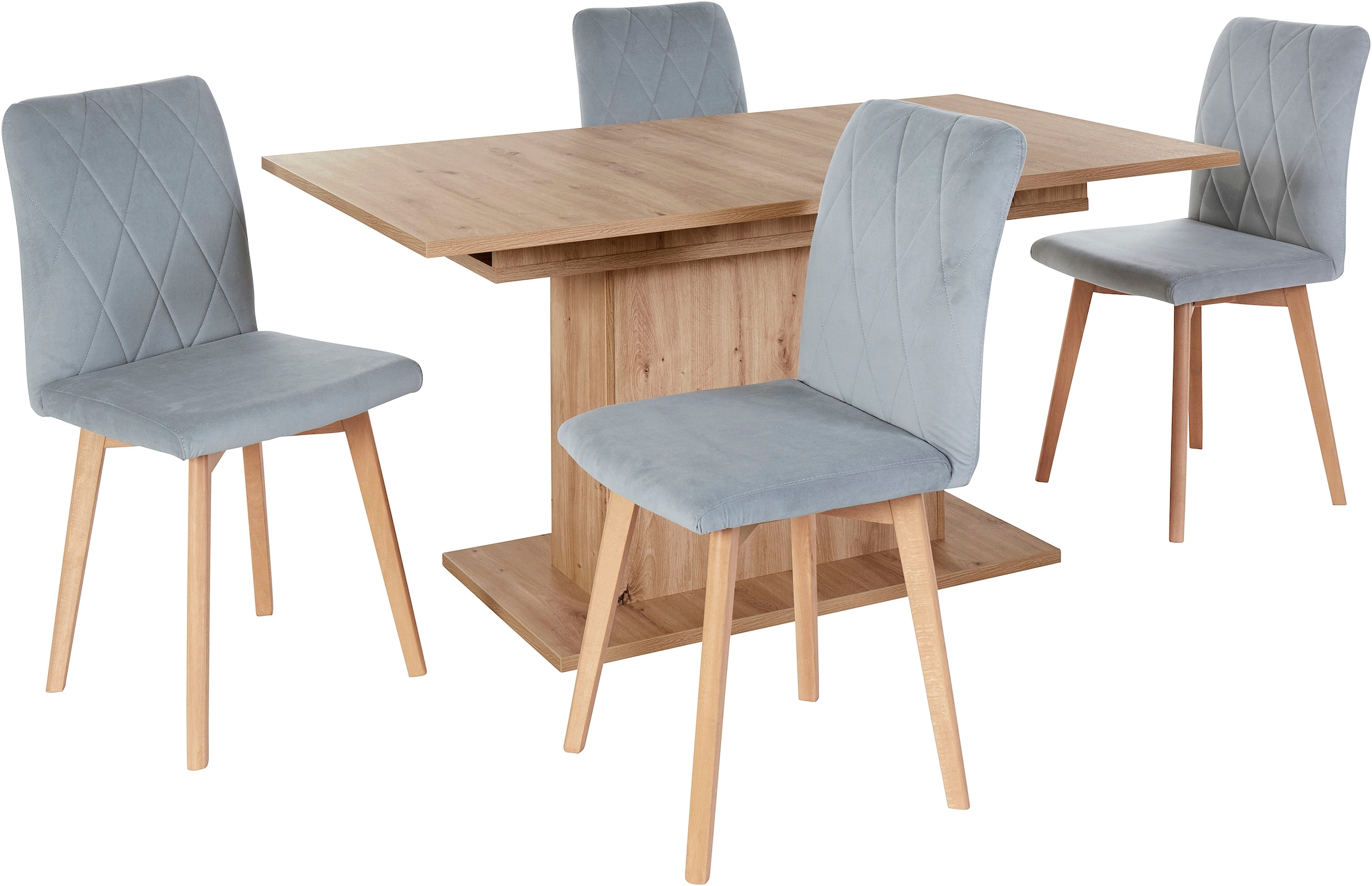 Home affaire Essgruppe »Sabrina + Brest«, (Spar-Set, 5 tlg.), Breite 160-200 cm, 4x... kaufen