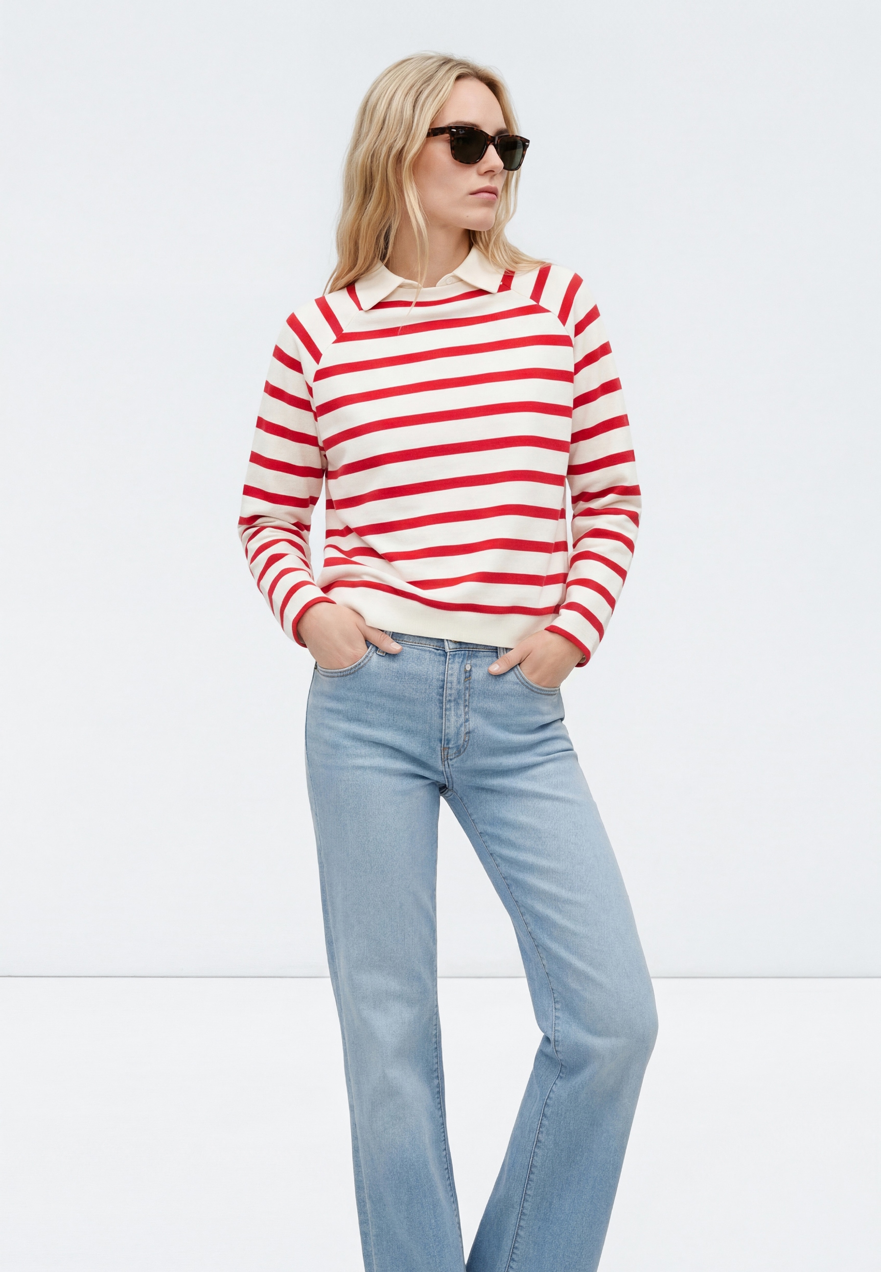 Mavi Rundhalspullover »CREW NECK SWEATSHIRT« Sweatshirt