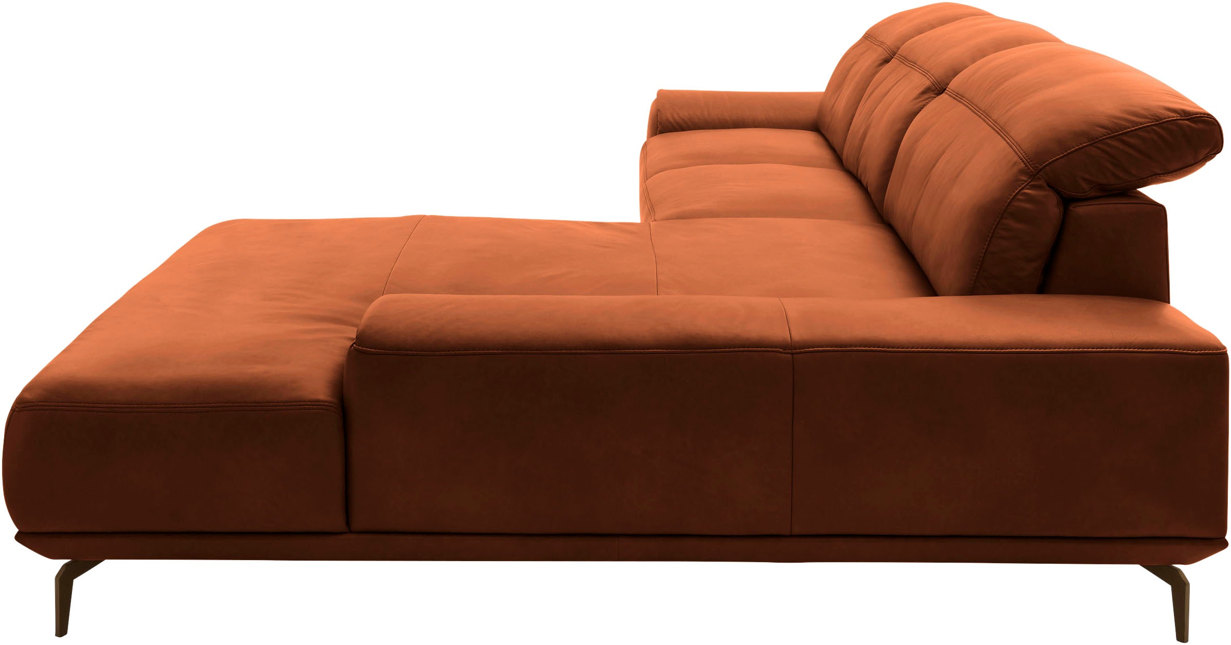 Musterring Wohnlandschaft »MR 2490«, Bronze-Fuß Sitzhöhe 46cm, wahlweise mit Funktionen, Maße 342 x 207 cm