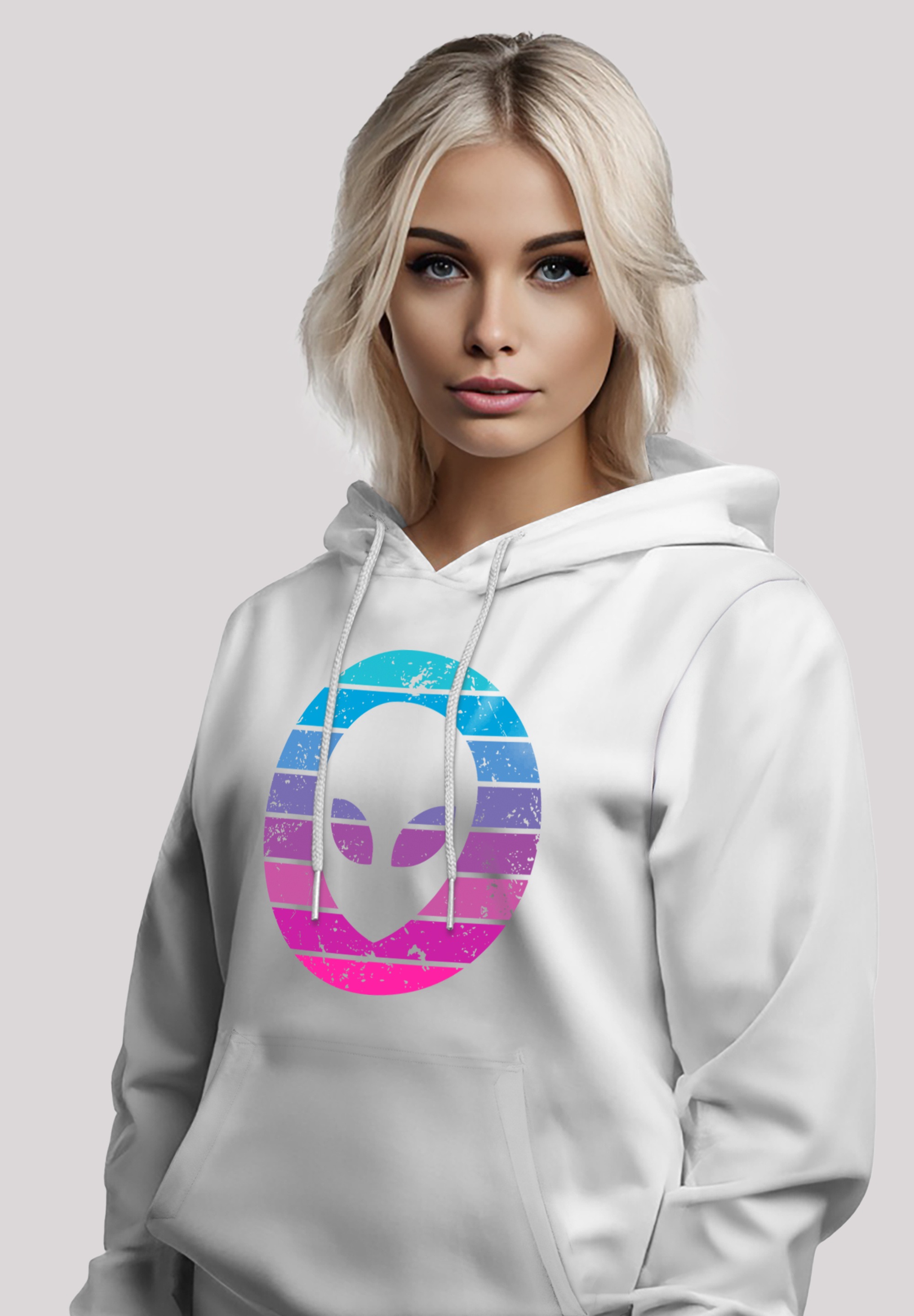 F4NT4STIC Kapuzenpullover »Alien Kopf«, Premium Qualität