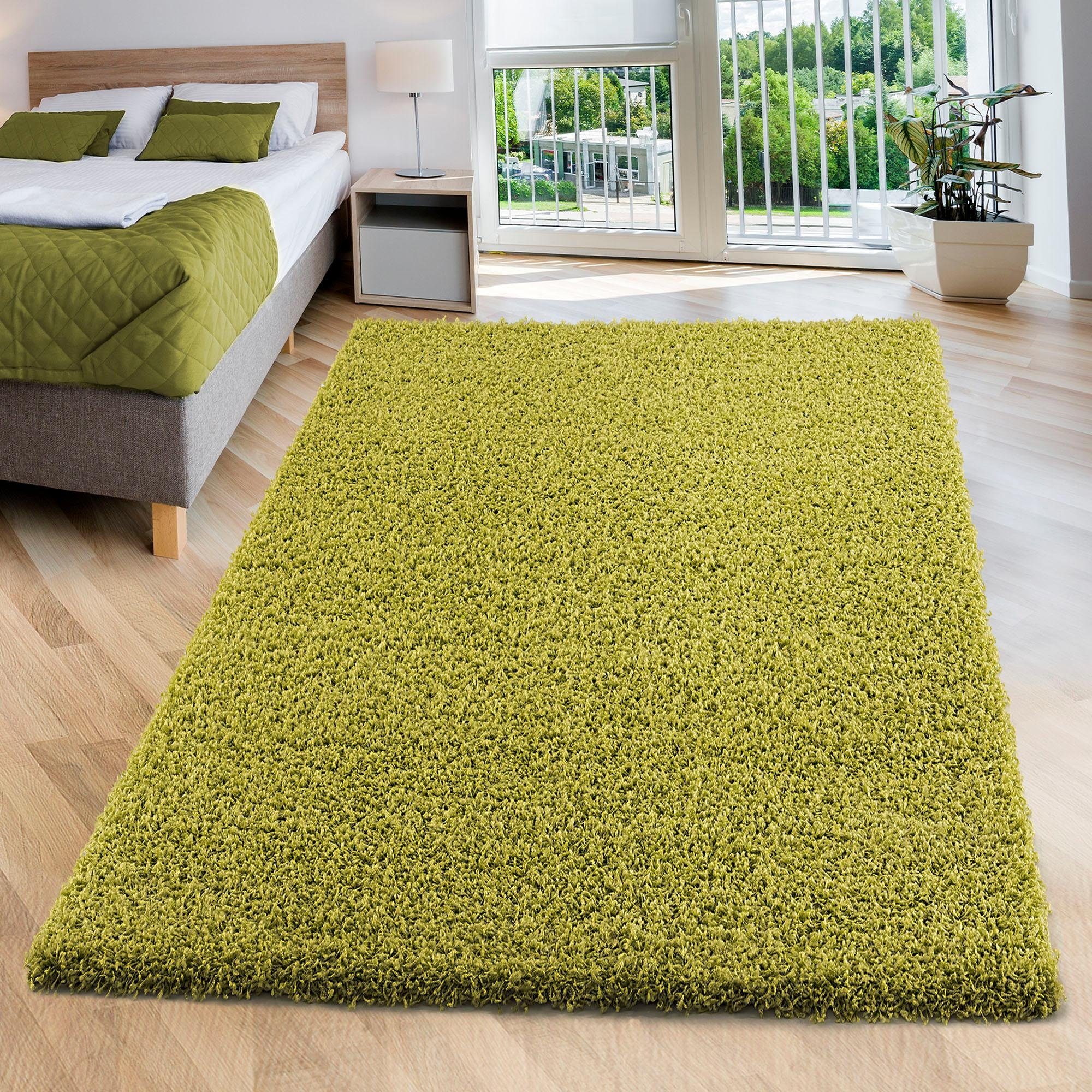 Sanat Hochflor-Teppich "LOCA, auch als Läufer und in Rund" rechteckig 30 mm Höhe Wohnzimmer, Langflor, Shaggy, Schlafzimmer