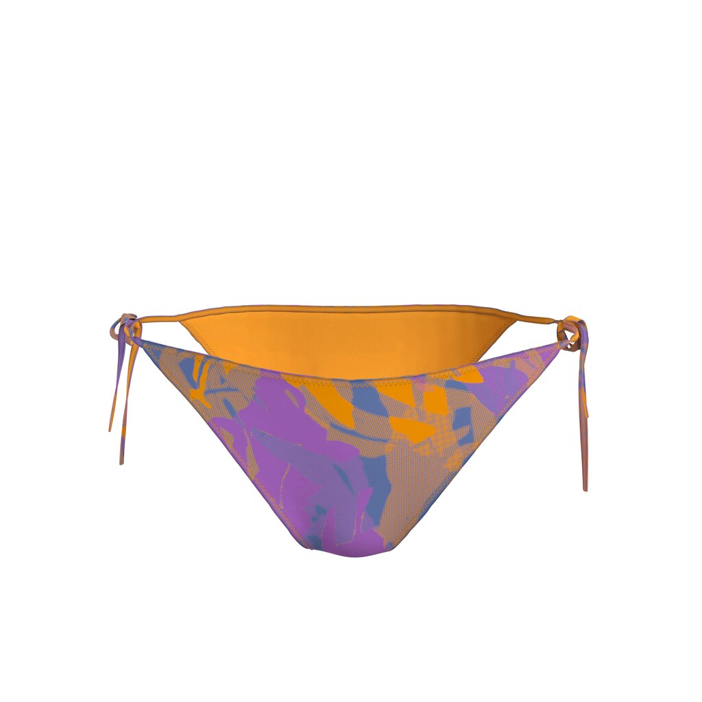 Damenmode Damenbademode Calvin Klein Swimwear Bikini-Hose »Wildleaf«, in knapper Brasilien-Form lila-gelb