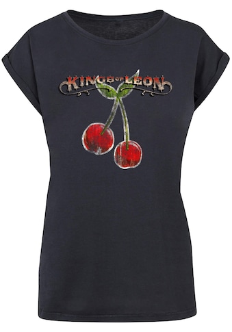 T-Shirt »Merchcode Damen Ladies Kings Of Leon - Cherries T-Shirt«, (1 tlg.)