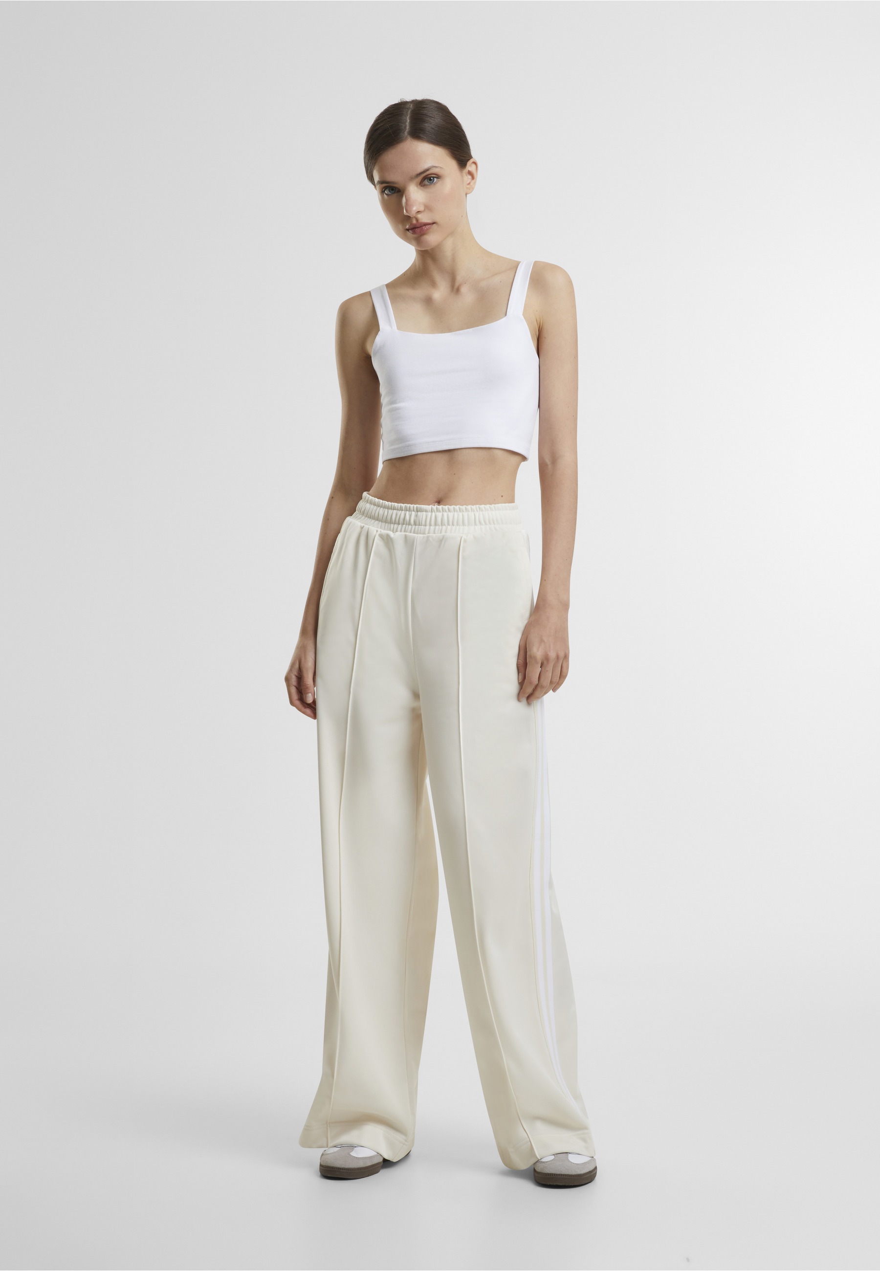 URBAN CLASSICS Stoffhose »Urban Classics Damen Ladies Pin Tuck Track Pants«