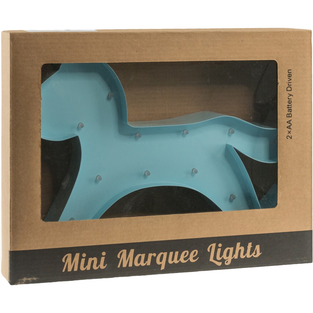 MARQUEE LIGHTS LED Dekolicht »Hobbyhorse«, 19 flammig-flammig