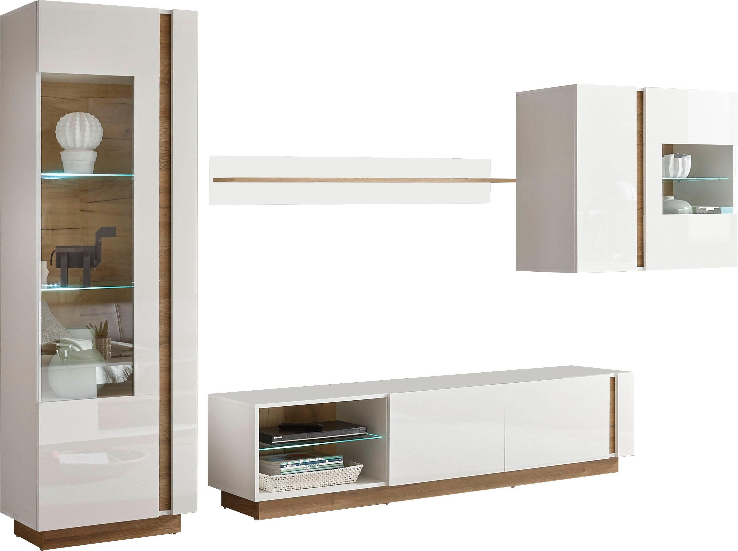 Thumbnail - INOSIGN Wohnwand "CLAiR Kombi 23" Set, 4 Stk. tlg.