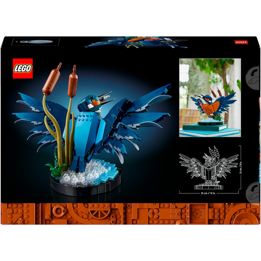 LEGO® Konstruktionsspielsteine »Eisvogel (10331), LEGO Icons«, (834 St.), Made in Europe