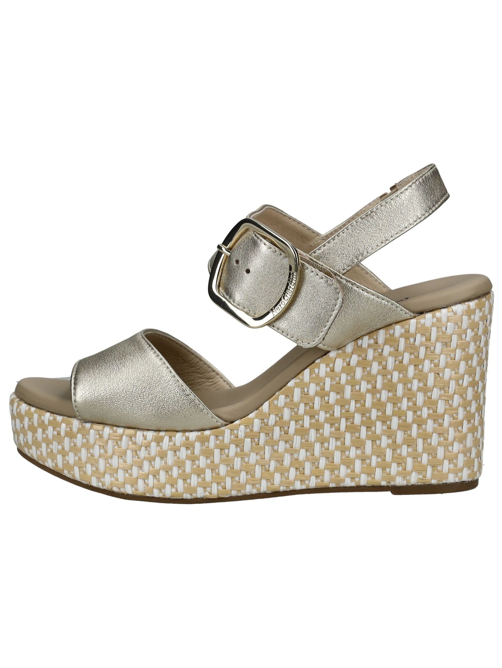 Nero Giardini Keilsandalette »Nero Giardini Sandalen Leder«