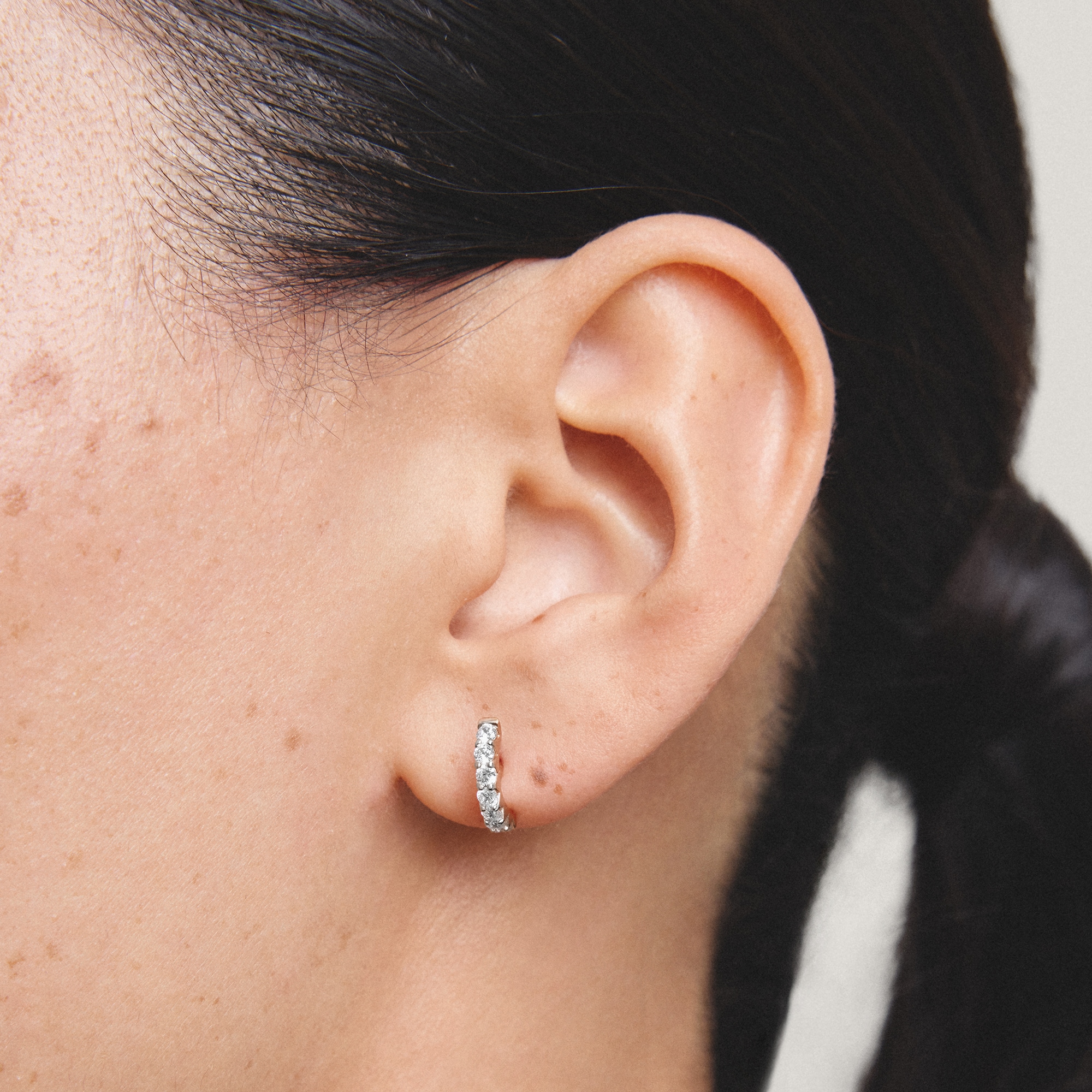THOMAS SABO Paar Ohrstecker »gebogen mit Zirkonia« mit Zirkonia (synth.)