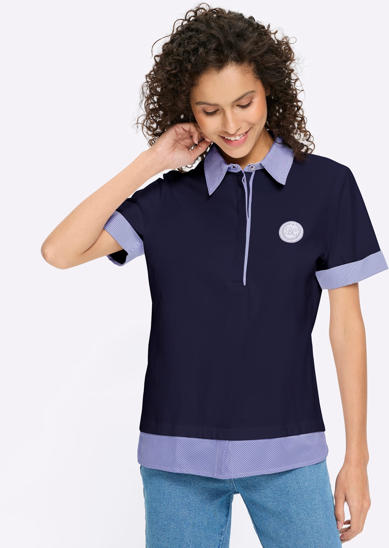 heine Poloshirt "Poloshirt" 1 tlg. tlg. günstig online kaufen