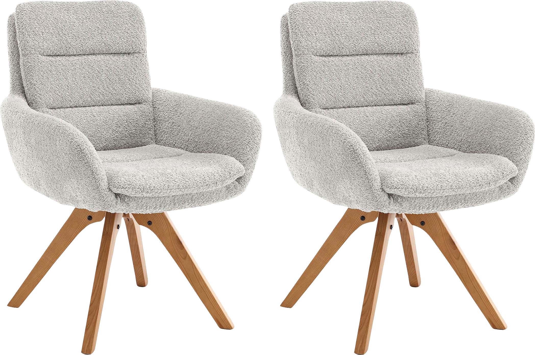 Home affaire Esszimmerstuhl "Taragona" (Set) 2 Stk.mit unterschiedlichen Be günstig online kaufen