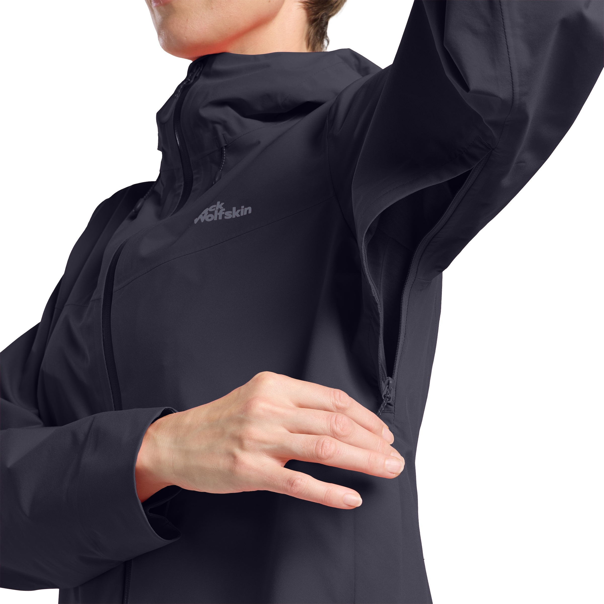 Jack Wolfskin Funktionsjacke »HIGHEST PEAK 3L JKT W«, mit Kapuze