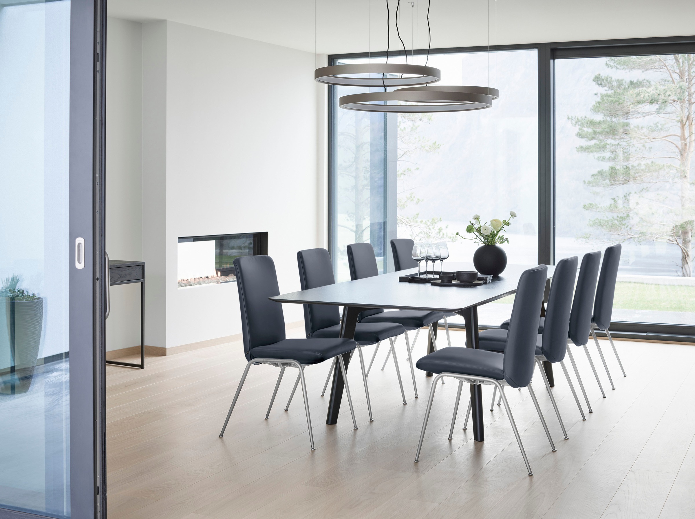 Stressless® Polsterstuhl »Laurel«, Leder PALOMA, Low Back, Größe L, mit Beinen aus Stahl in Chrom glänzend