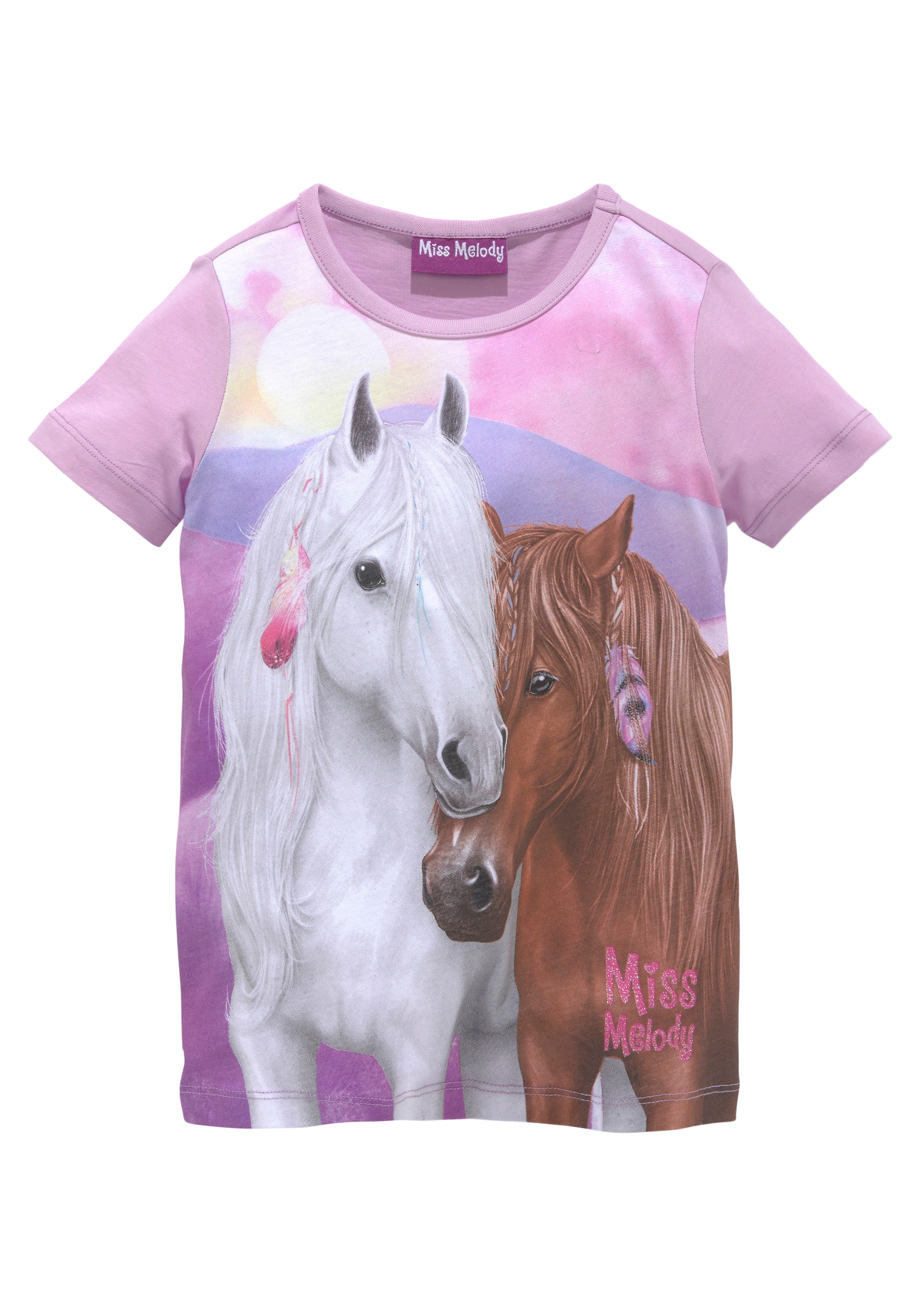 T-Shirt, | Pferdemotiv schönem mit Melody online kaufen BAUR Miss