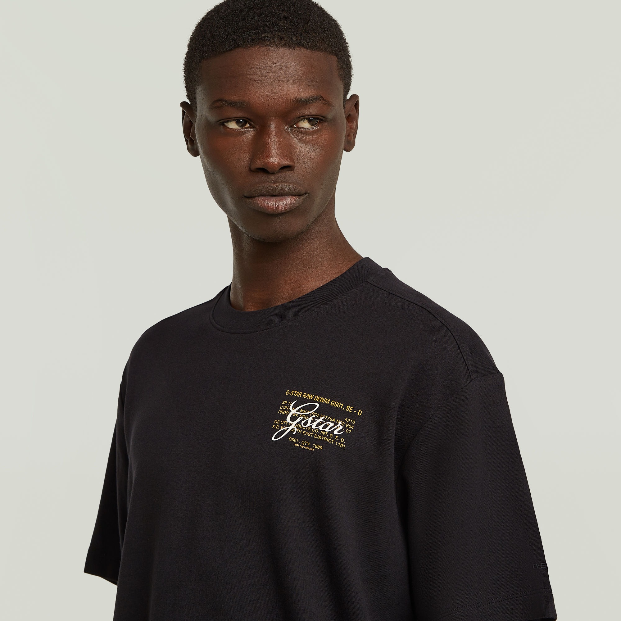 G-star Script T-shirt Dark Black M 2