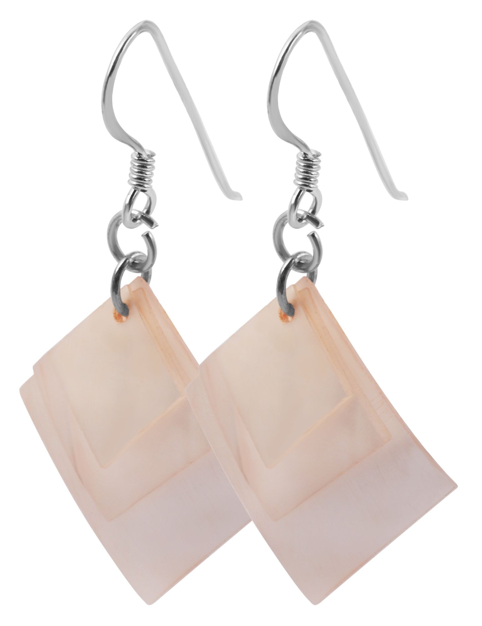 Adelia´s Paar Ohrhänger »Damen Ohrringe – Ohrhänger aus 925 Silber mit Perlmutt« Ein stilvolles Geschenk für besondere Momente